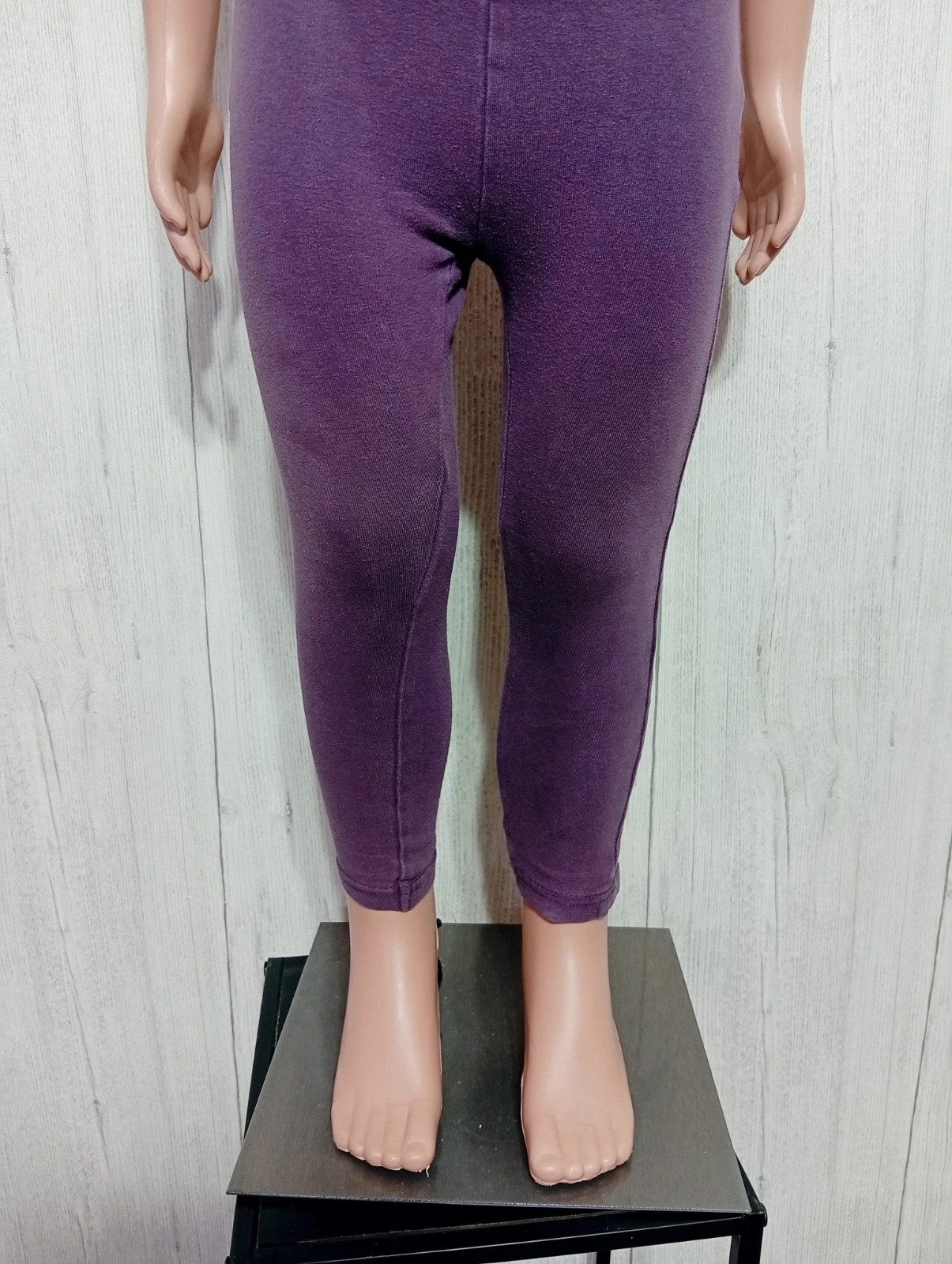 Leggins fille - Taille 3 ans - Uessentiel-Couleur violet – U Essentiel – taille 3 ans / 98 cm 3