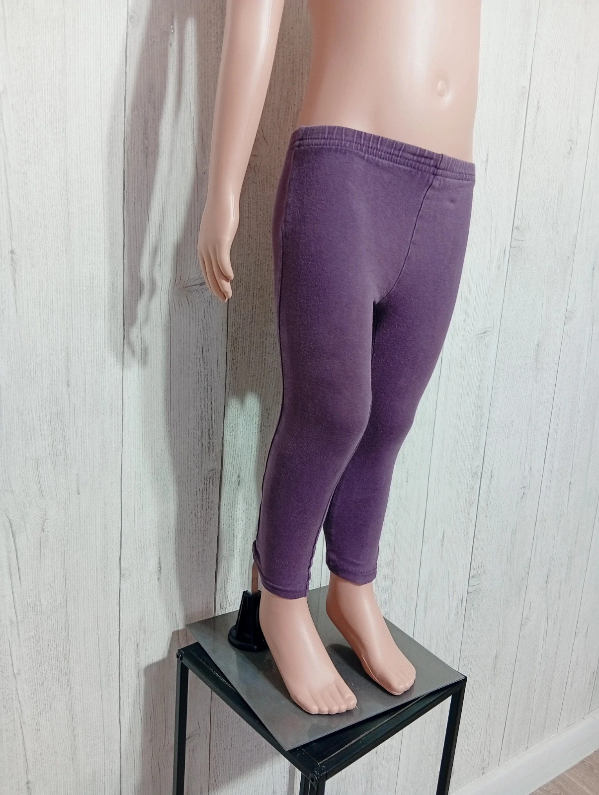 Leggins fille - Taille 3 ans - Uessentiel-Couleur violet – U Essentiel – taille 3 ans / 98 cm 4