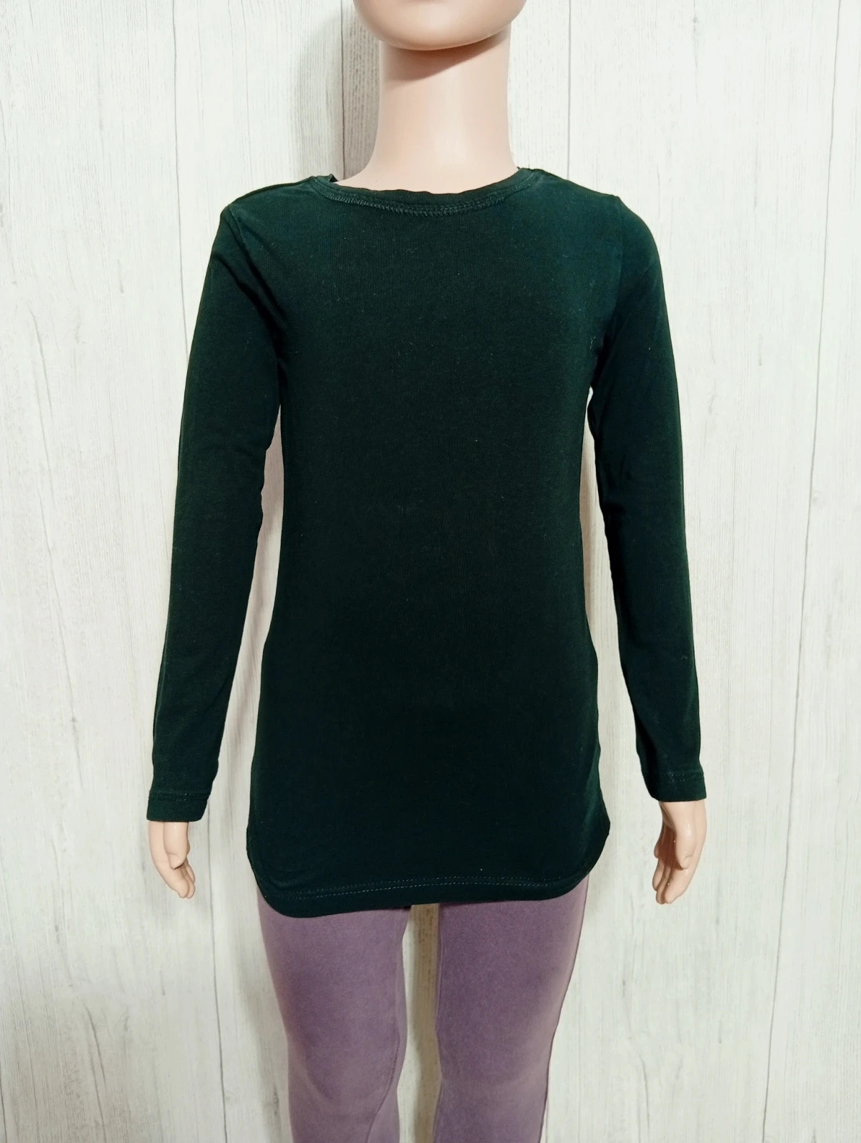 T-shirt manche longue fille -taille 4/6 ans ( 110/116cm) - Zeeman -Couleur noir