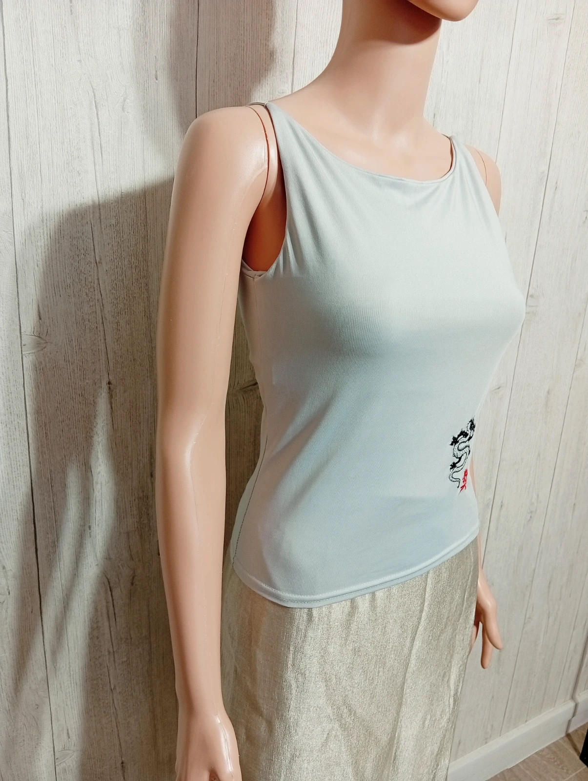 Débardeur femme- Taille unique- couleur gris – taille Taille unique 4