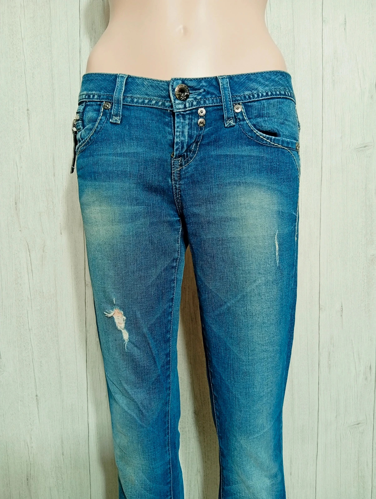 Jeans femme - taille M/38 - Guess - couleur marrine – GUESS – taille M / 38 / 10 2