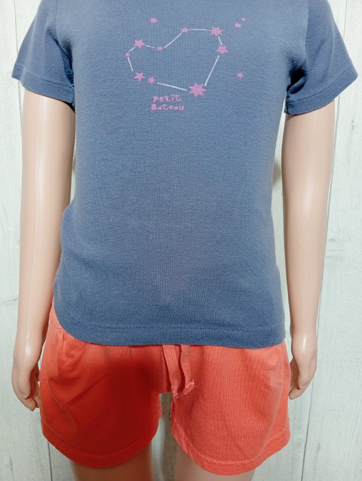 T-shirt manche courte fille-Taille 3ans ( 94 cm) - Petit Bateau- couleur violet – Petit Bateau – taille 3 ans / 98 cm 3