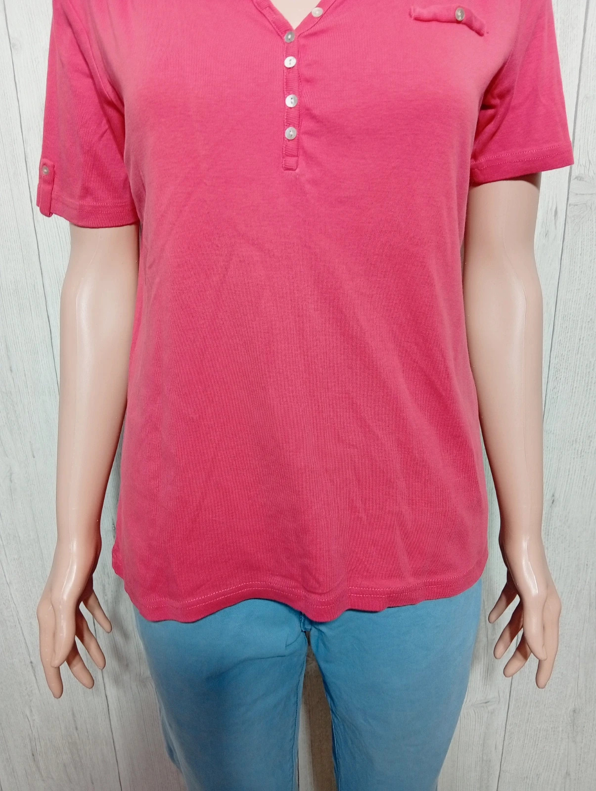 T-shirt manche courte femme - Taille 38/40- Damart - couleur corail – Damart – taille M / 38 / 10 3