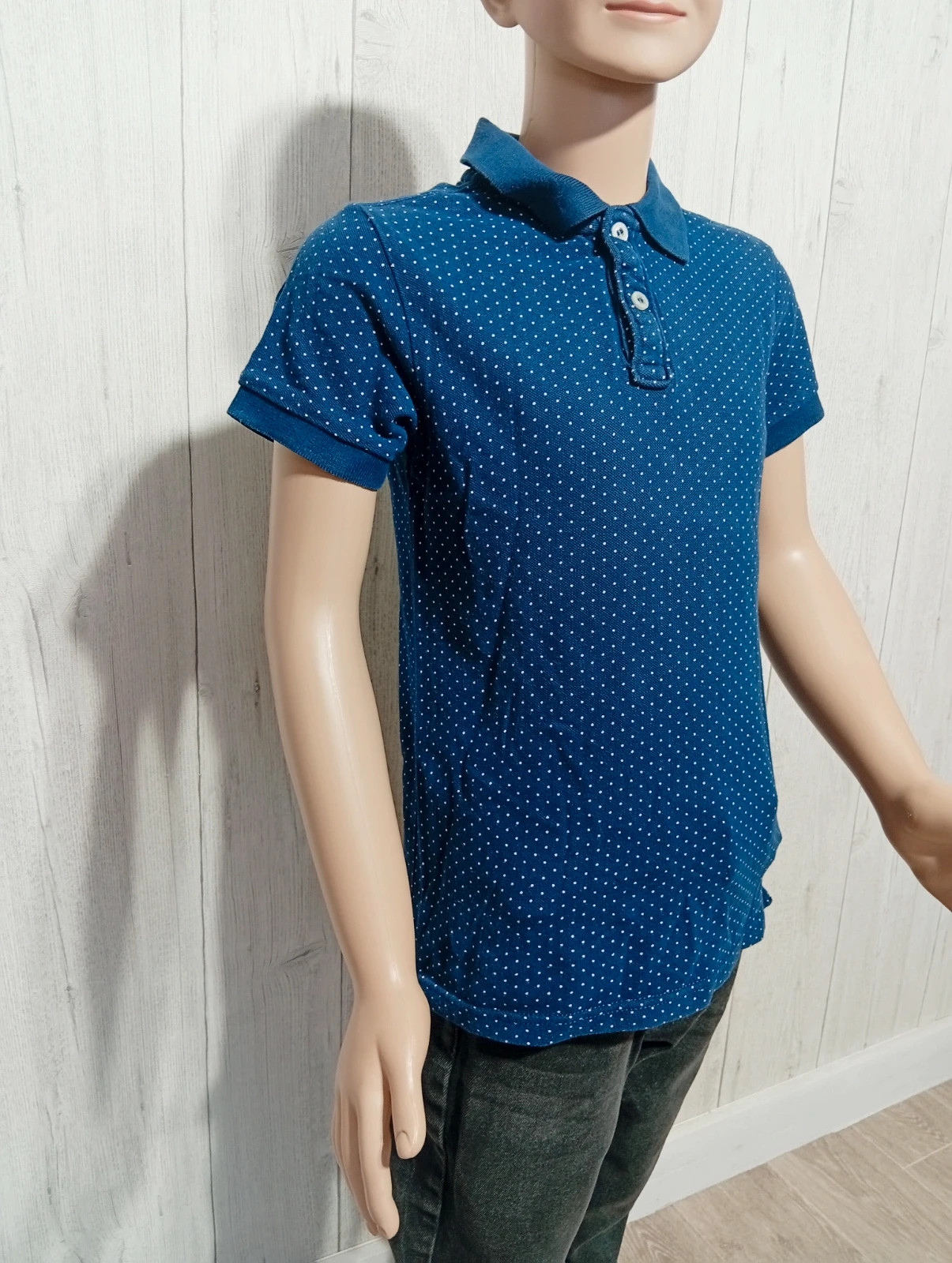 Polo garcon - Taille 7 ans(122/128cm) - LOGG- couleur marine et blanc – L.O.G.G. – taille 7 ans / 122 cm 4
