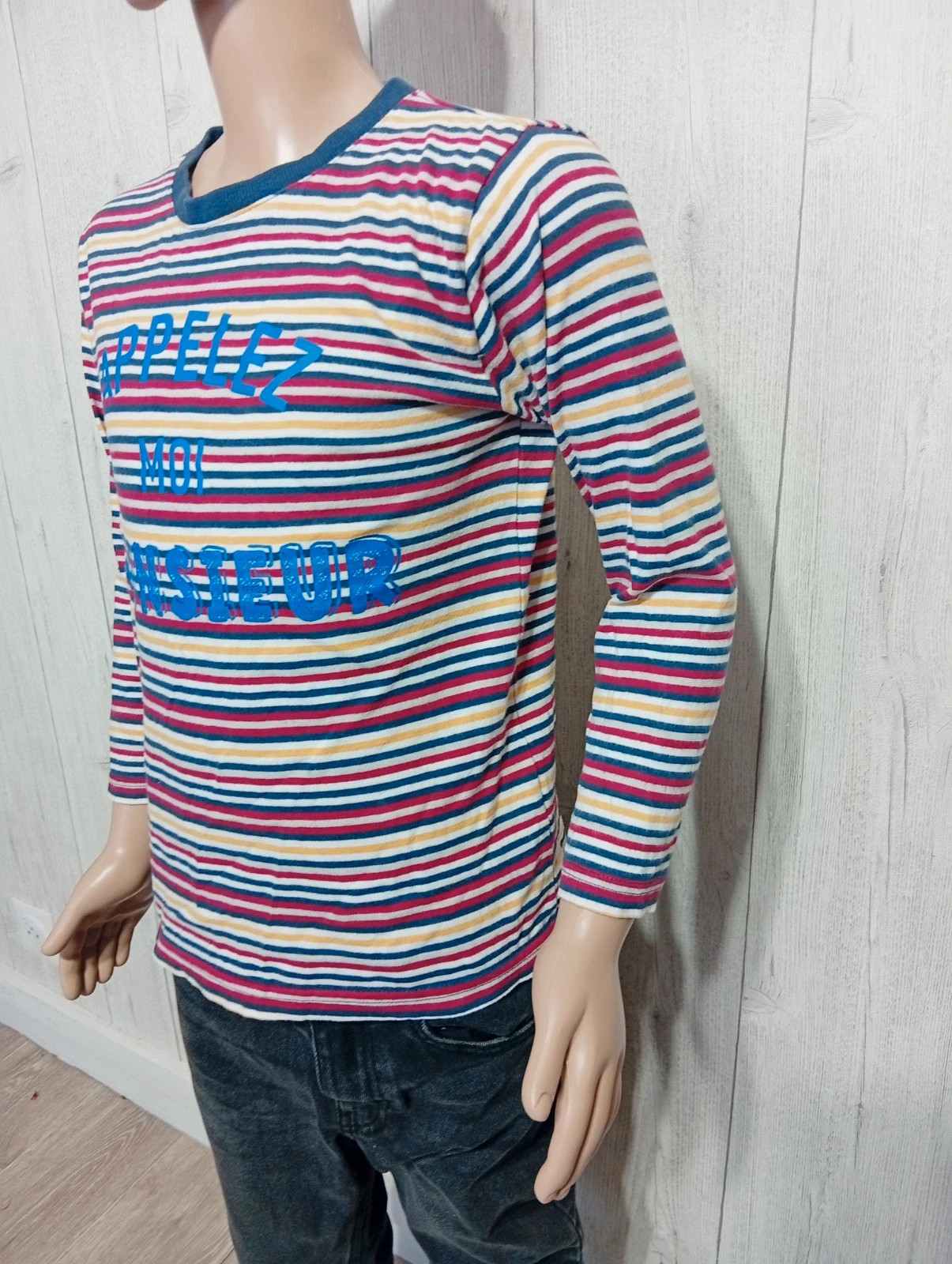 T-shirt manche longue garcon - Taille 8 ans ( 128 cm) - tape a loeil - couleurs multicolore – Tape à l'œil – taille 8 ans / 128 cm 4