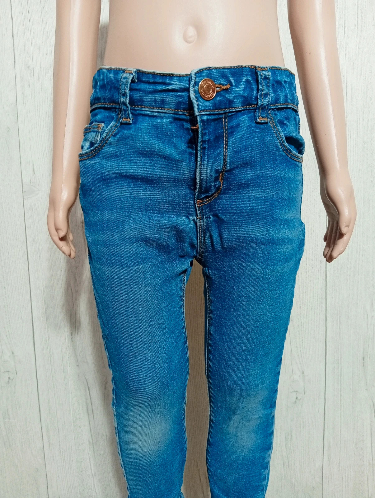 Jeans fille - Taille 4/5 ans (110 cm)- denim co - couleur marine – Denim Co – taille 5 ans / 110 cm 2