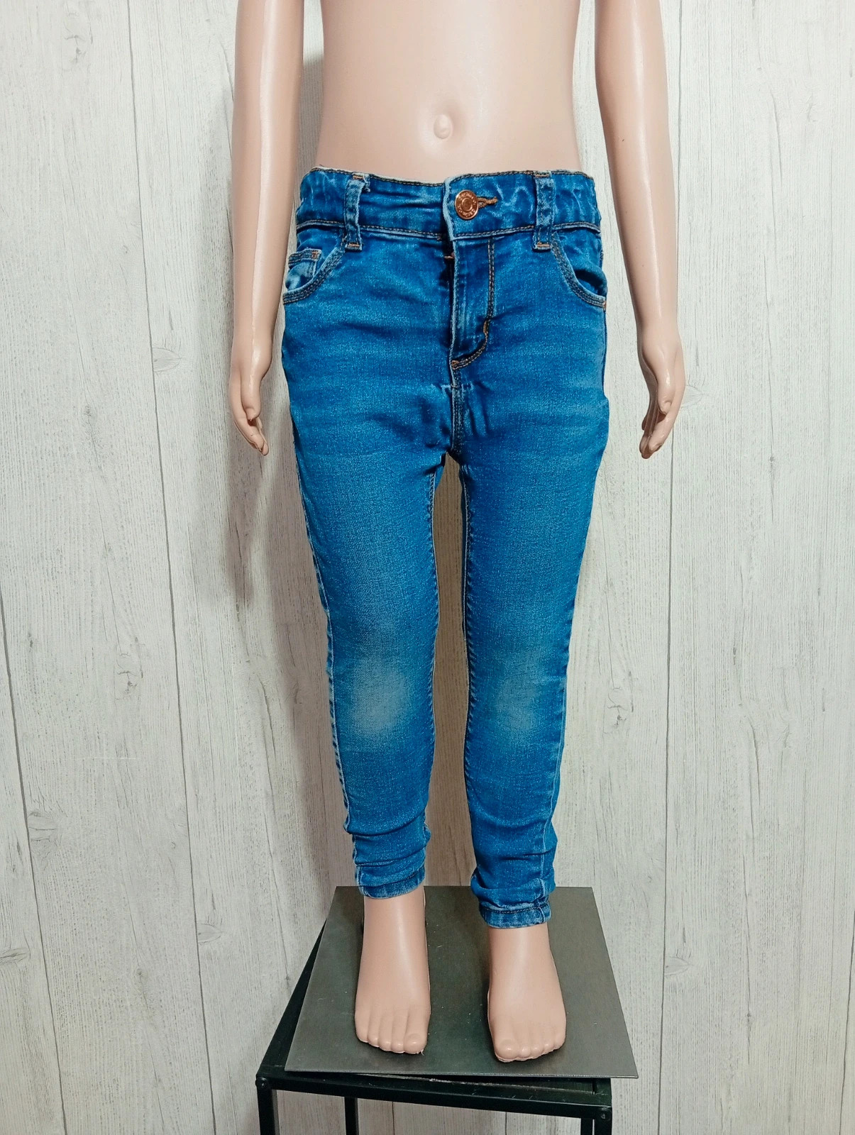 Jeans fille - Taille 4/5 ans (110 cm)- denim co - couleur marine
