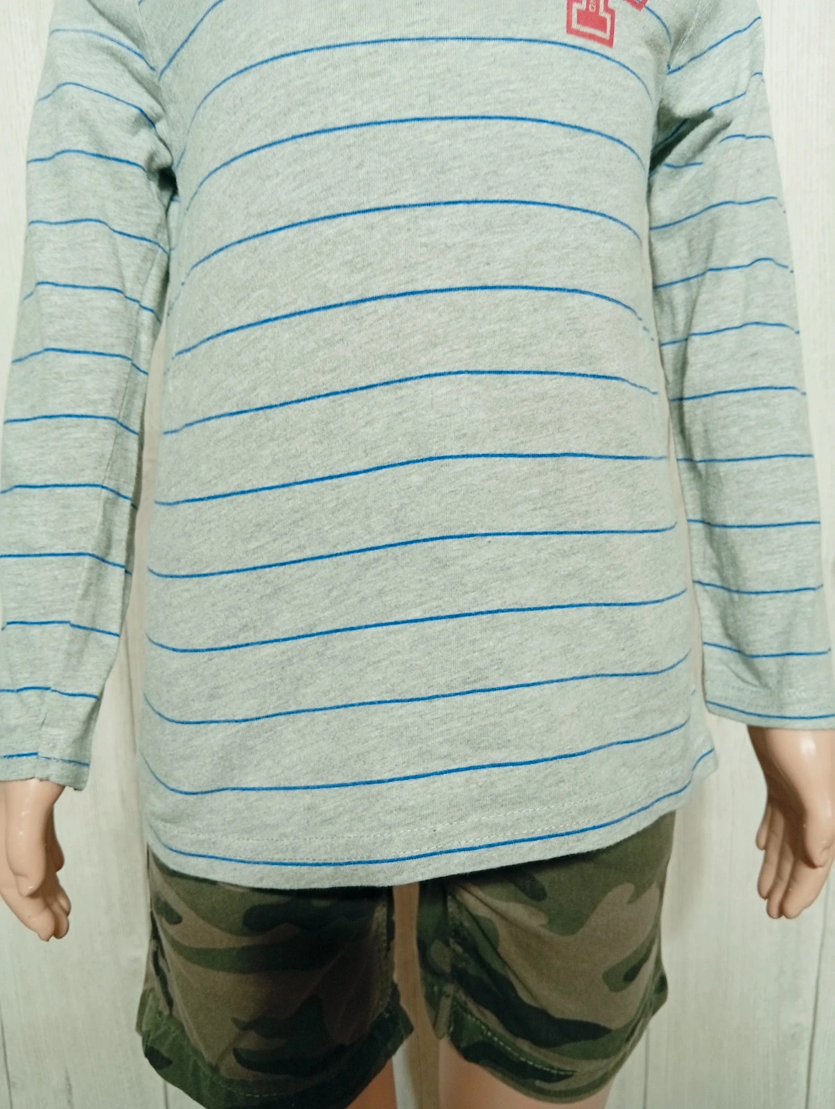 T-shirt manche longue garcon- taille 4 ans ( 98/107 cm) - kiabi - couleur gris – Kiabi – taille 4 ans / 104 cm 3