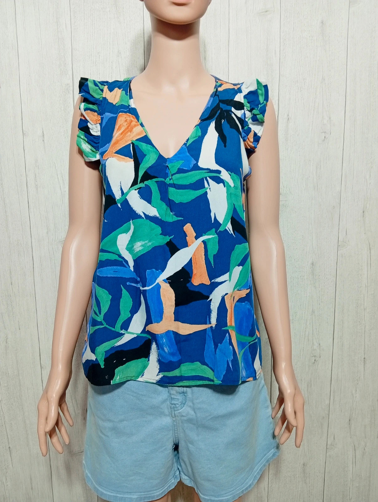 Blouse femme- Taille M/38- Rue des abbesses - multicolore
