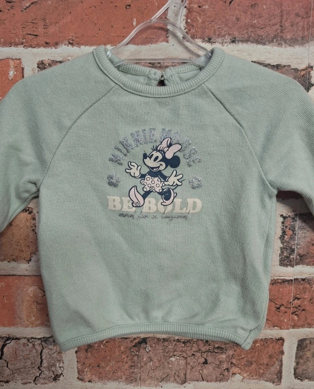 Pull fille - Taille 1 mois - Disney - couleur menthe – Disney – taille 1-3 mois / 56 cm 2