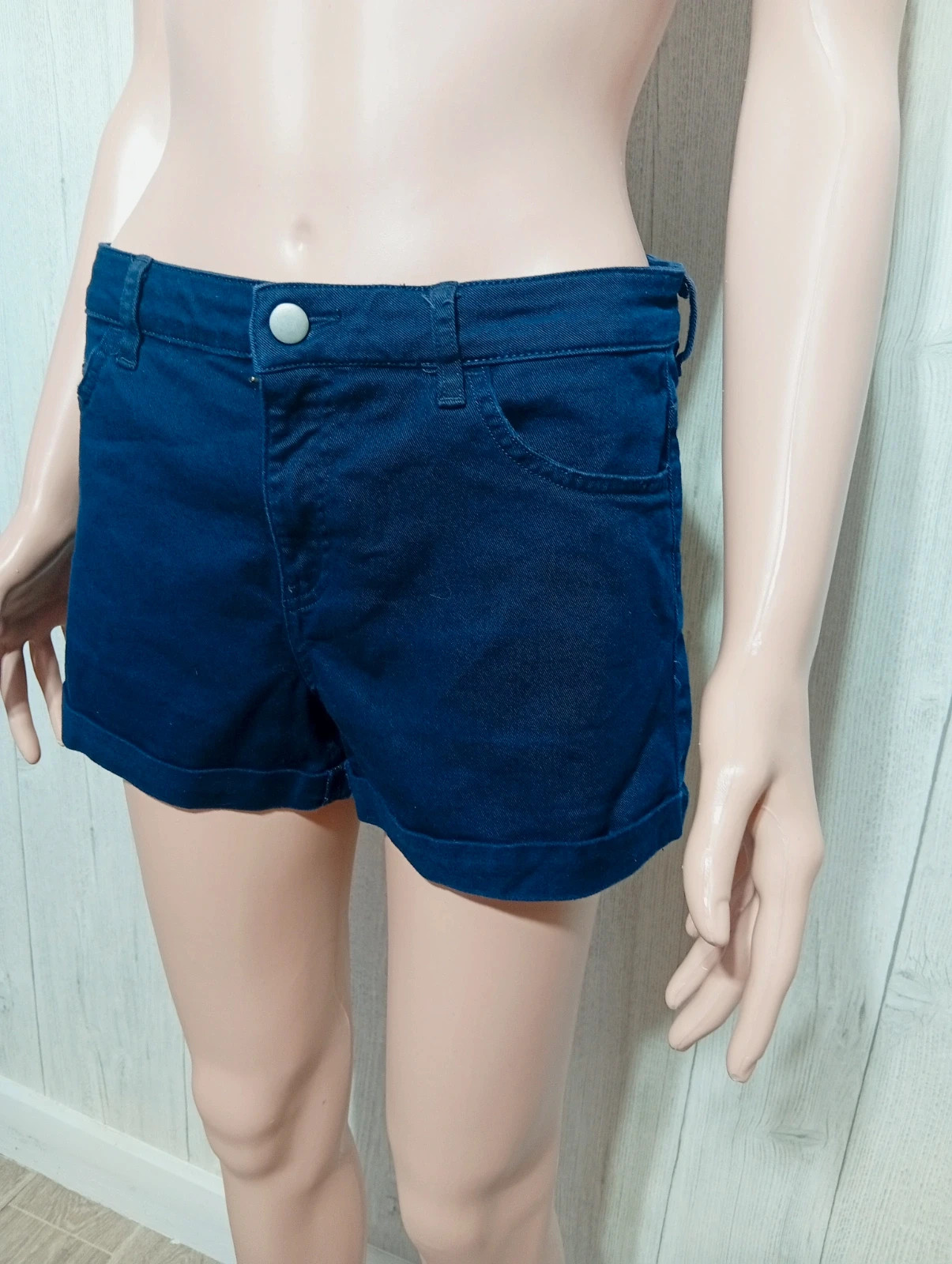 Short en jeans femme - Taille M/38- H&M- couleur marine – H&M – taille M / 38 / 10 3