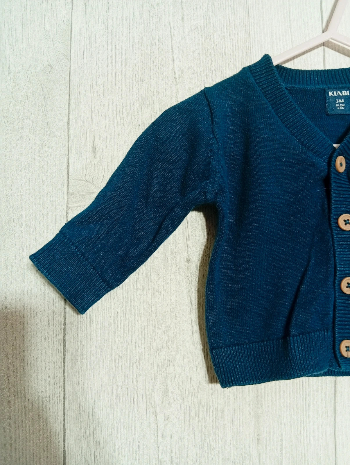Gilet fille - taille 3 mois ( 60 cm) - kiabi - couleur marine – Kiabi – taille 3-6 mois / 62 cm 3