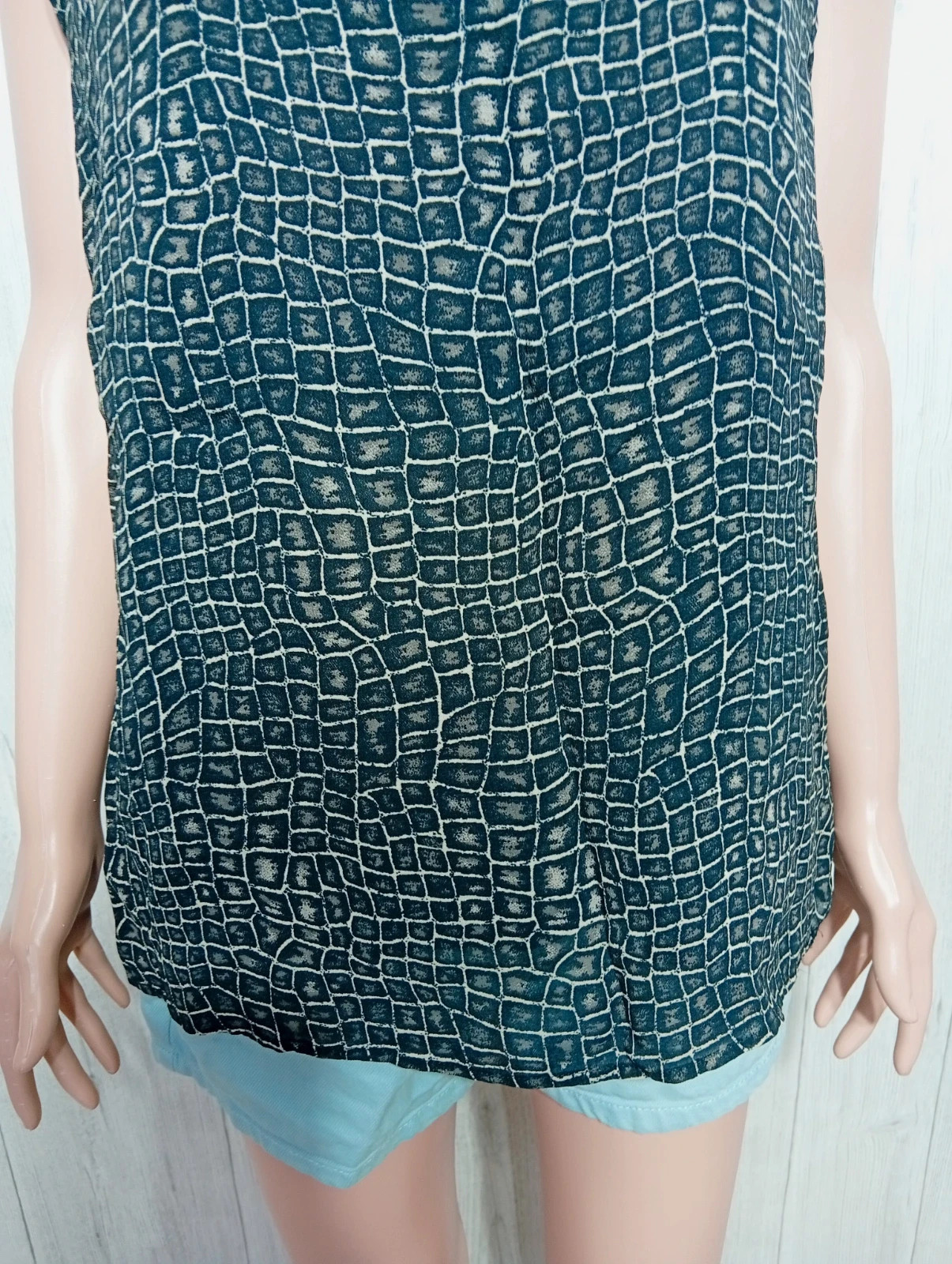 Blouse sans manche femme- taille 46 - M&S Mode - couleur noir et creme – M&S Mode – taille XXXL / 46 / 18 3
