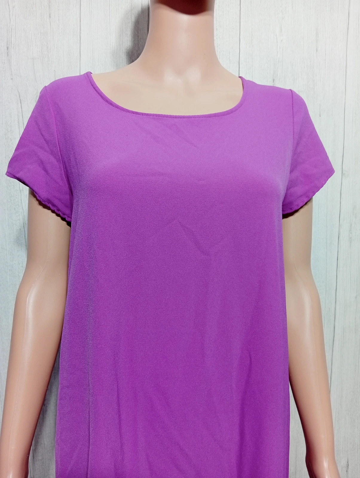 Robe femme - Taille XL/42 - La Halle- couleur violet – La Halle – taille XL / 42 / 14 2