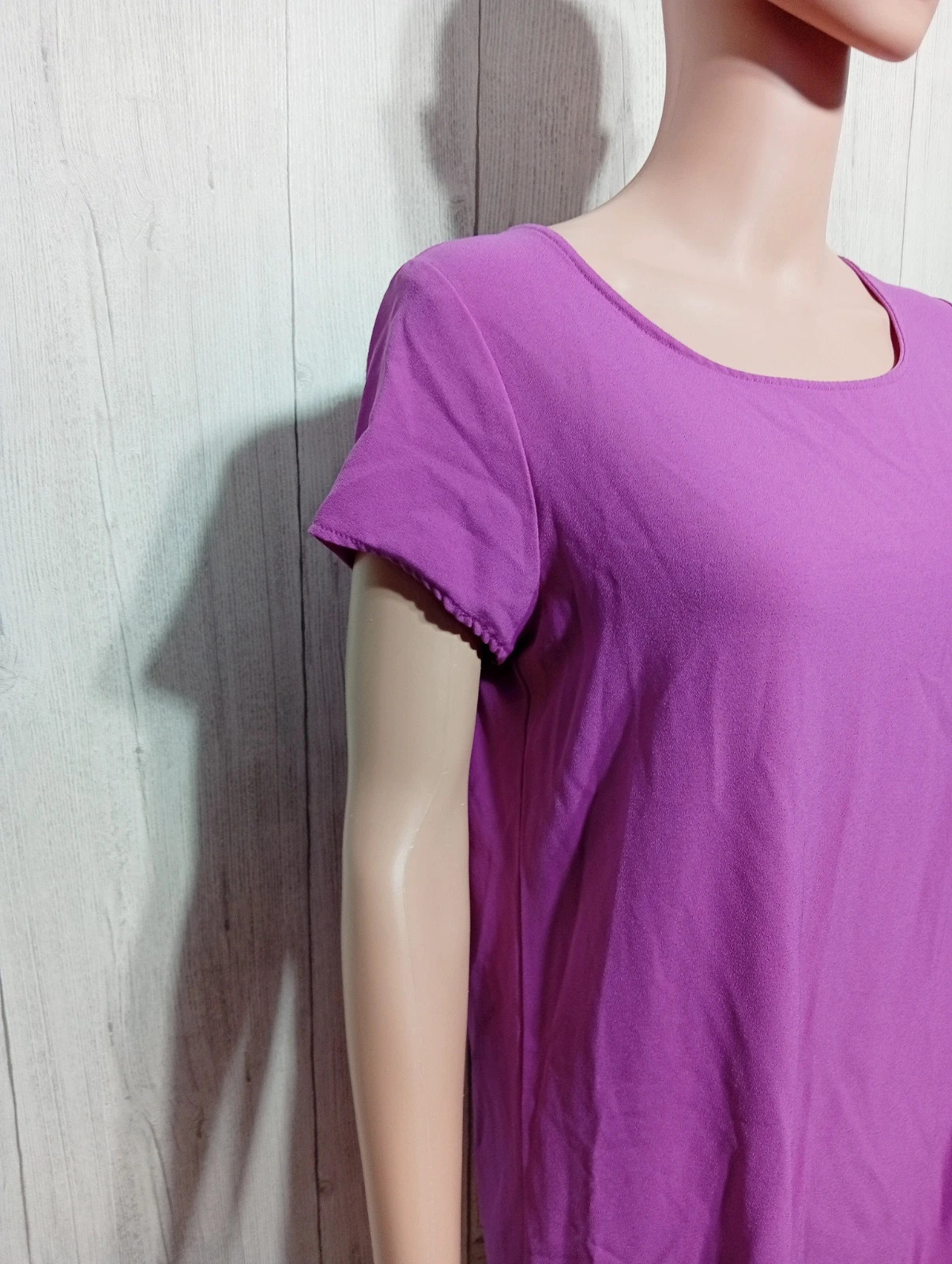 Robe femme - Taille XL/42 - La Halle- couleur violet – La Halle – taille XL / 42 / 14 4
