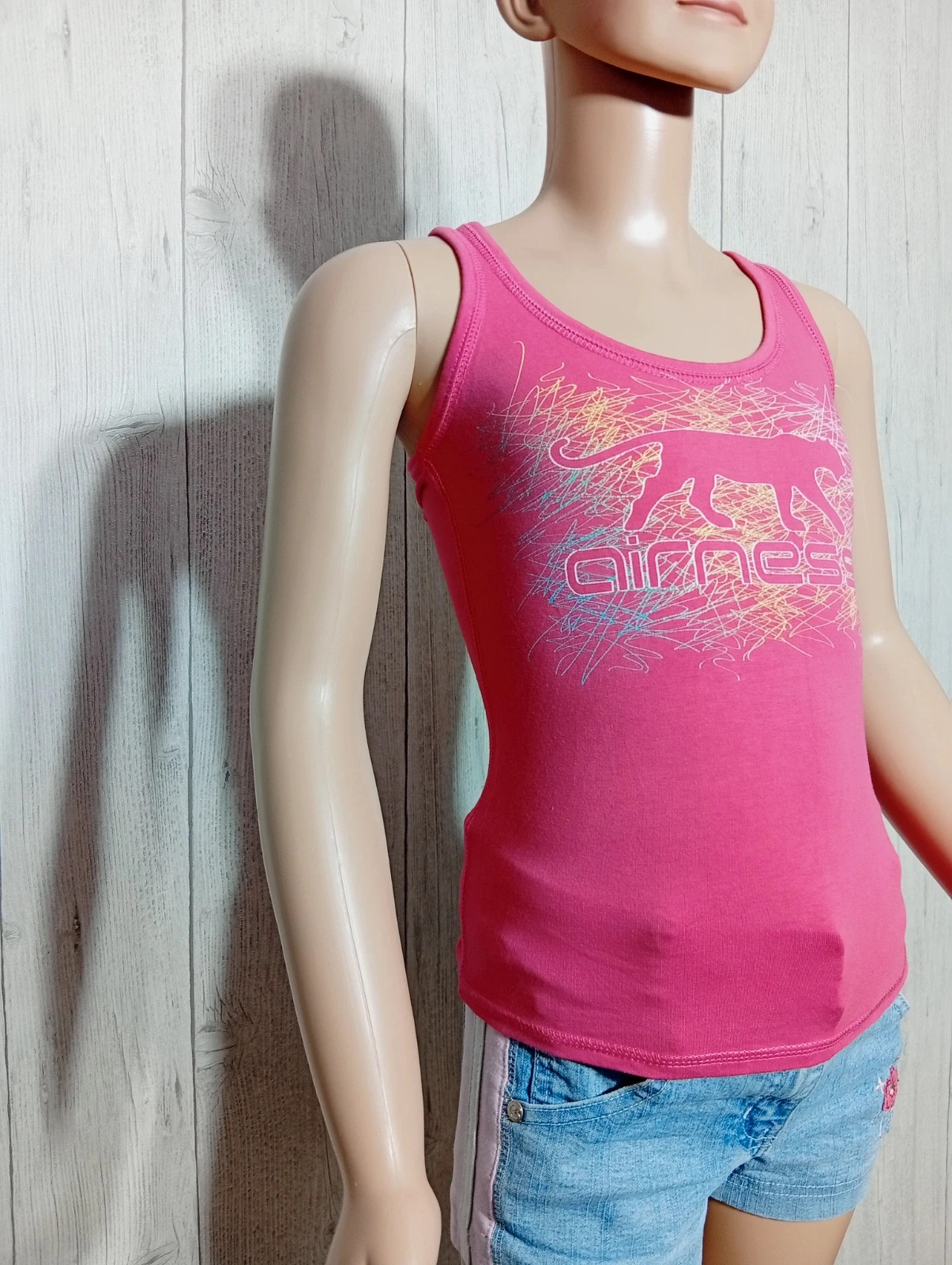 Débardeur fille - Taille 8 ans - Airness - couleur fushia – Airness – taille 8 ans / 128 cm 4
