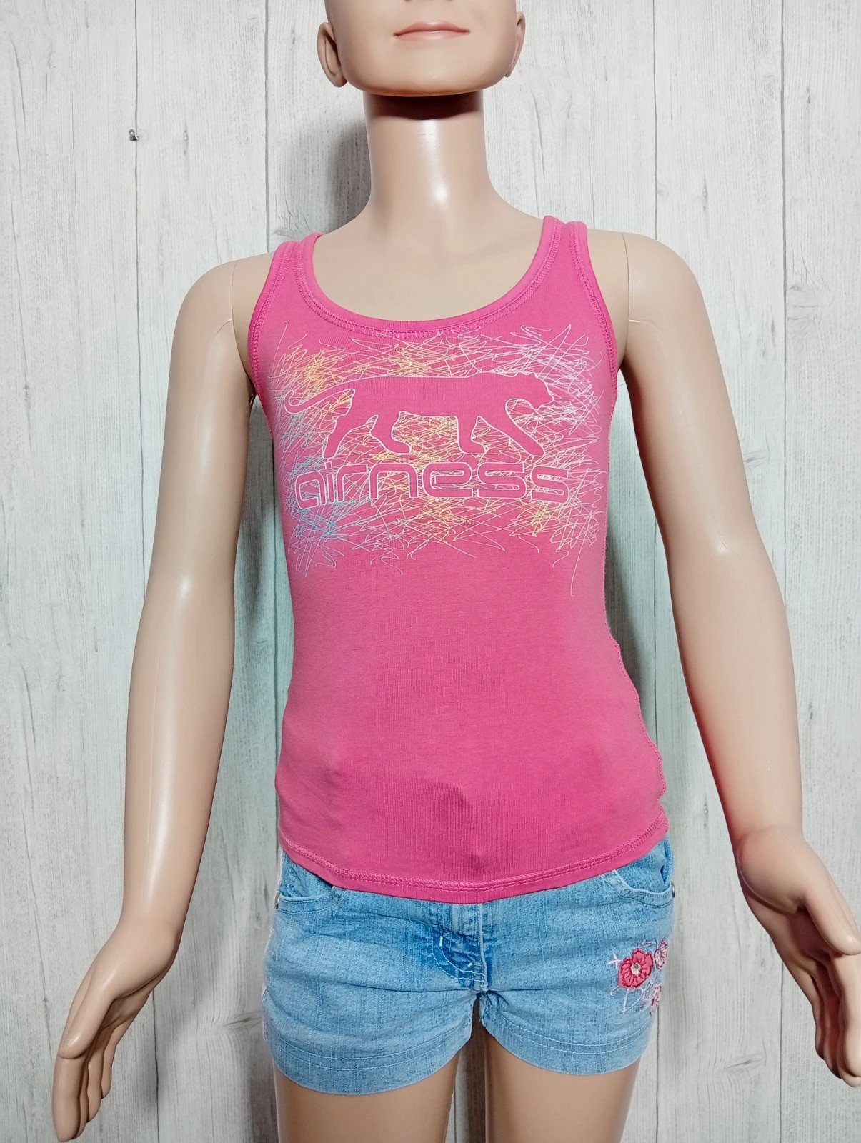 Débardeur fille - Taille 8 ans - Airness - couleur fushia