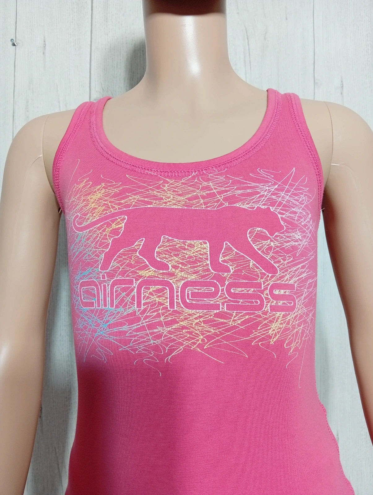 Débardeur fille - Taille 8 ans - Airness - couleur fushia – Airness – taille 8 ans / 128 cm 2