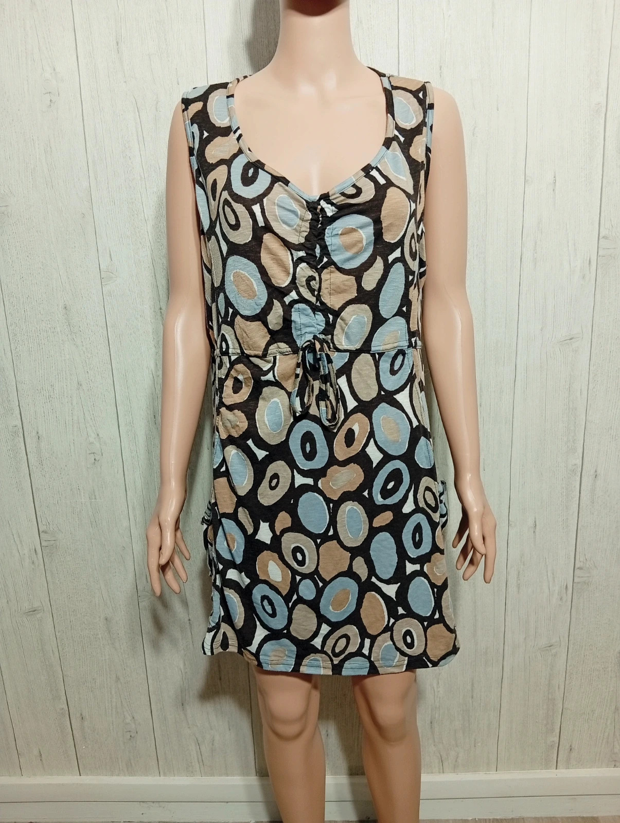 Robe femme - Taille XL/42 - M&S Mode - couleur marron multicolore