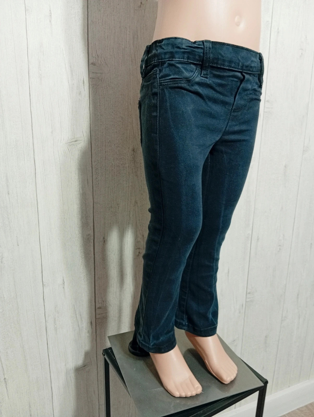 Jeans fille - Taille 3 ans ( 98 cm) - La Halle - couleur noir – La Halle – taille 3 ans / 98 cm 4