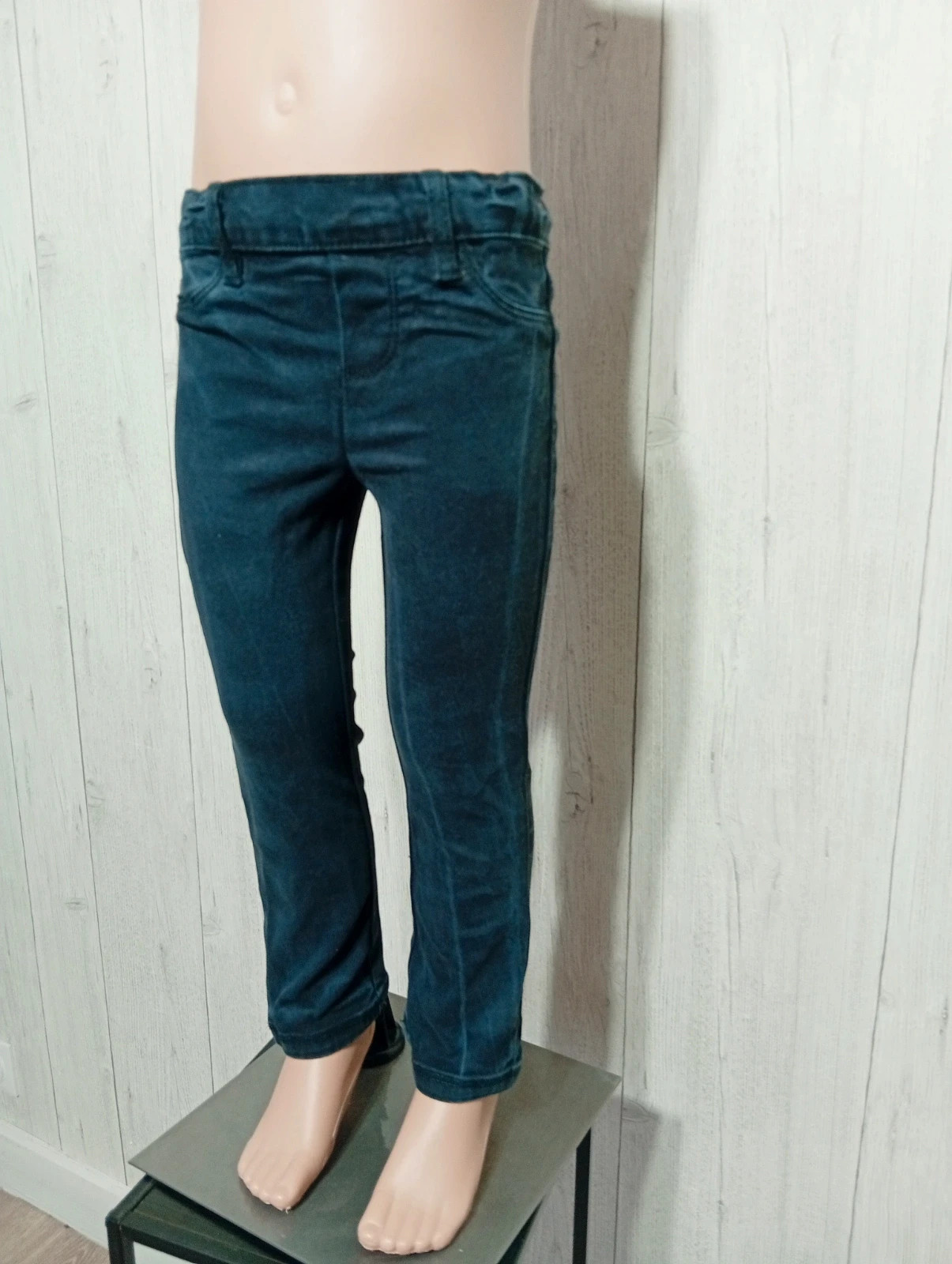 Jeans fille - Taille 3 ans ( 98 cm) - La Halle - couleur noir – La Halle – taille 3 ans / 98 cm 5