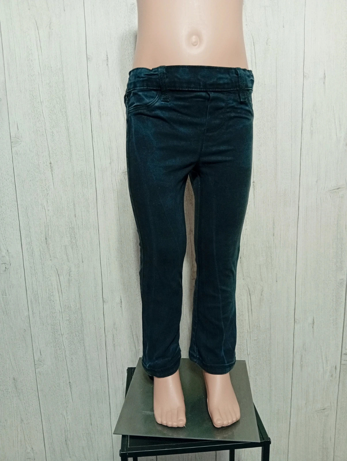 Jeans fille - Taille 3 ans ( 98 cm) - La Halle - couleur noir