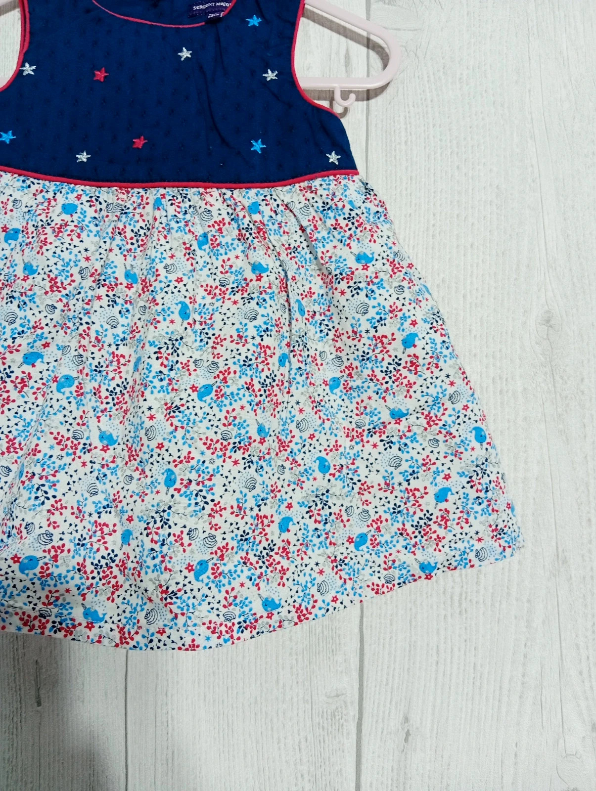Robe fille - Taille 6 mois ( 68 cm) - Sergent Major- couleur marine blanc multicolore – Sergent Major – taille 6-9 mois / 68 cm 4