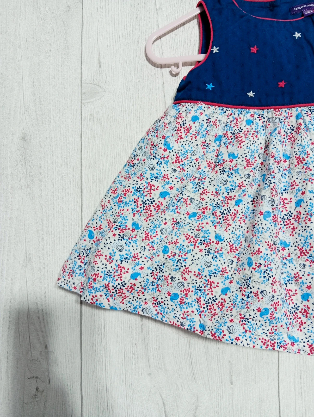 Robe fille - Taille 6 mois ( 68 cm) - Sergent Major- couleur marine blanc multicolore – Sergent Major – taille 6-9 mois / 68 cm 3