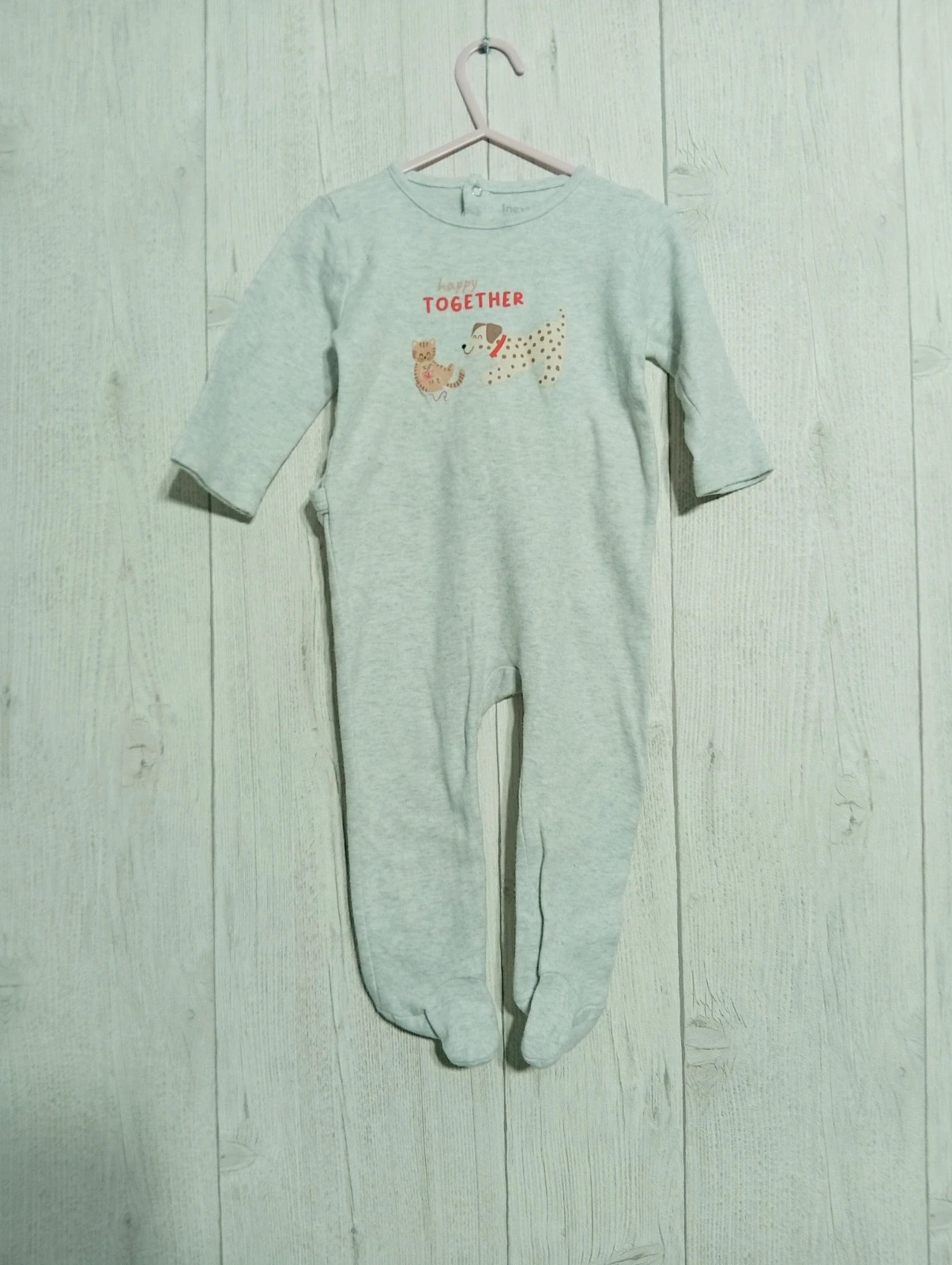 Pyjama 1 pièce garcon - Taille 12 mois ( 78/83 cm) - inextenso- couleur gris