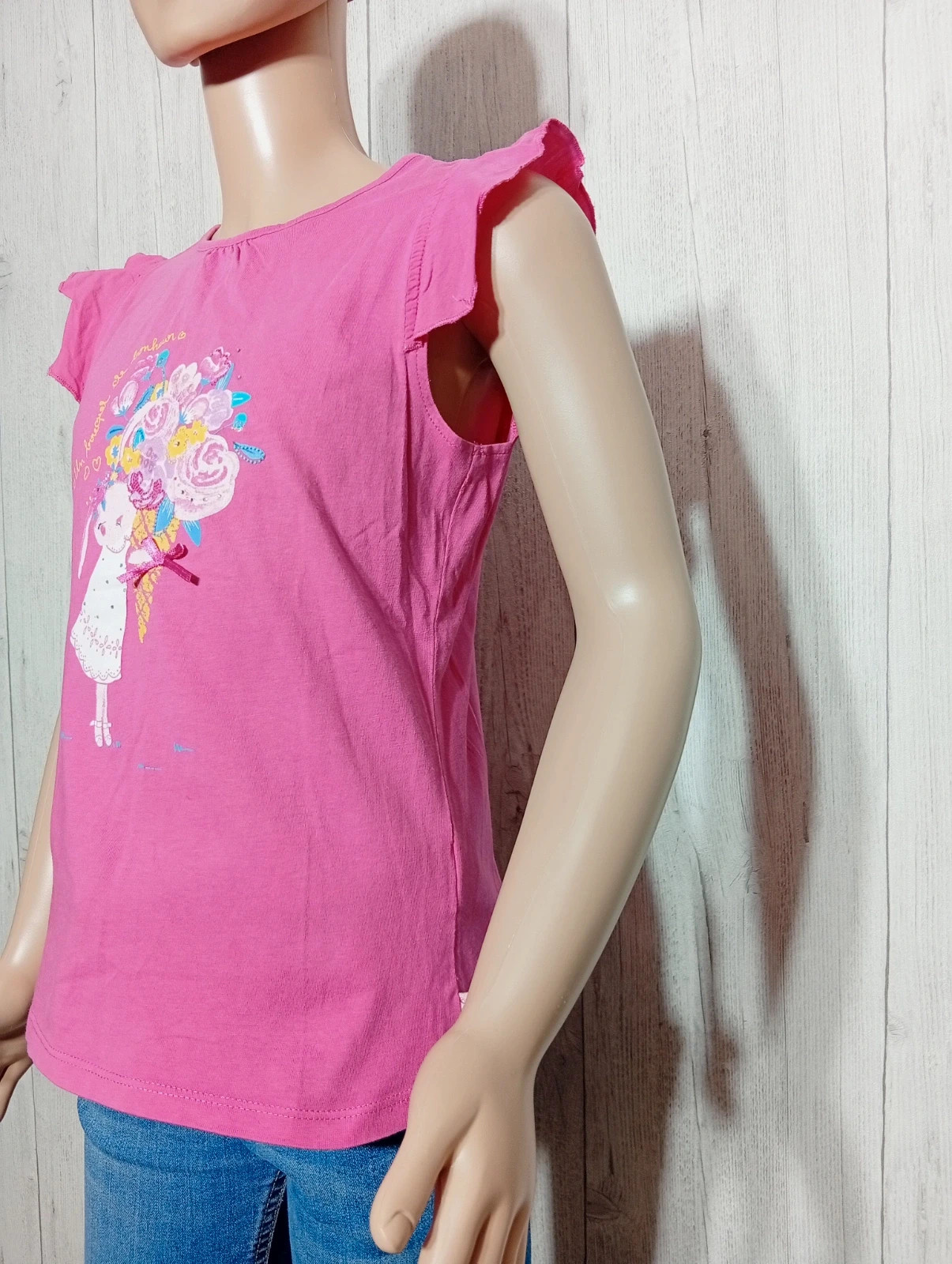 T-shirt fille - Taille 9 ans ( 134 cm ) - Sergent Major - couleur fushia – Sergent Major – taille 9 ans / 134 cm 5