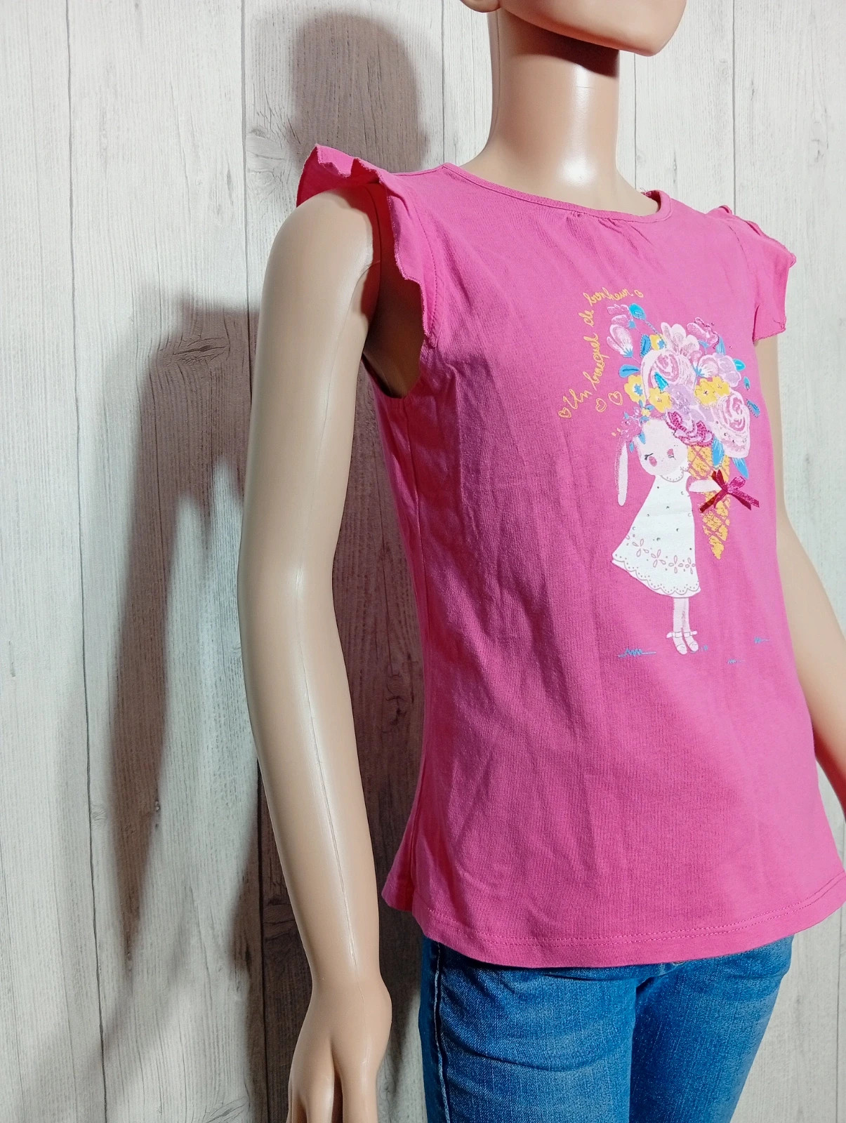 T-shirt fille - Taille 9 ans ( 134 cm ) - Sergent Major - couleur fushia – Sergent Major – taille 9 ans / 134 cm 4