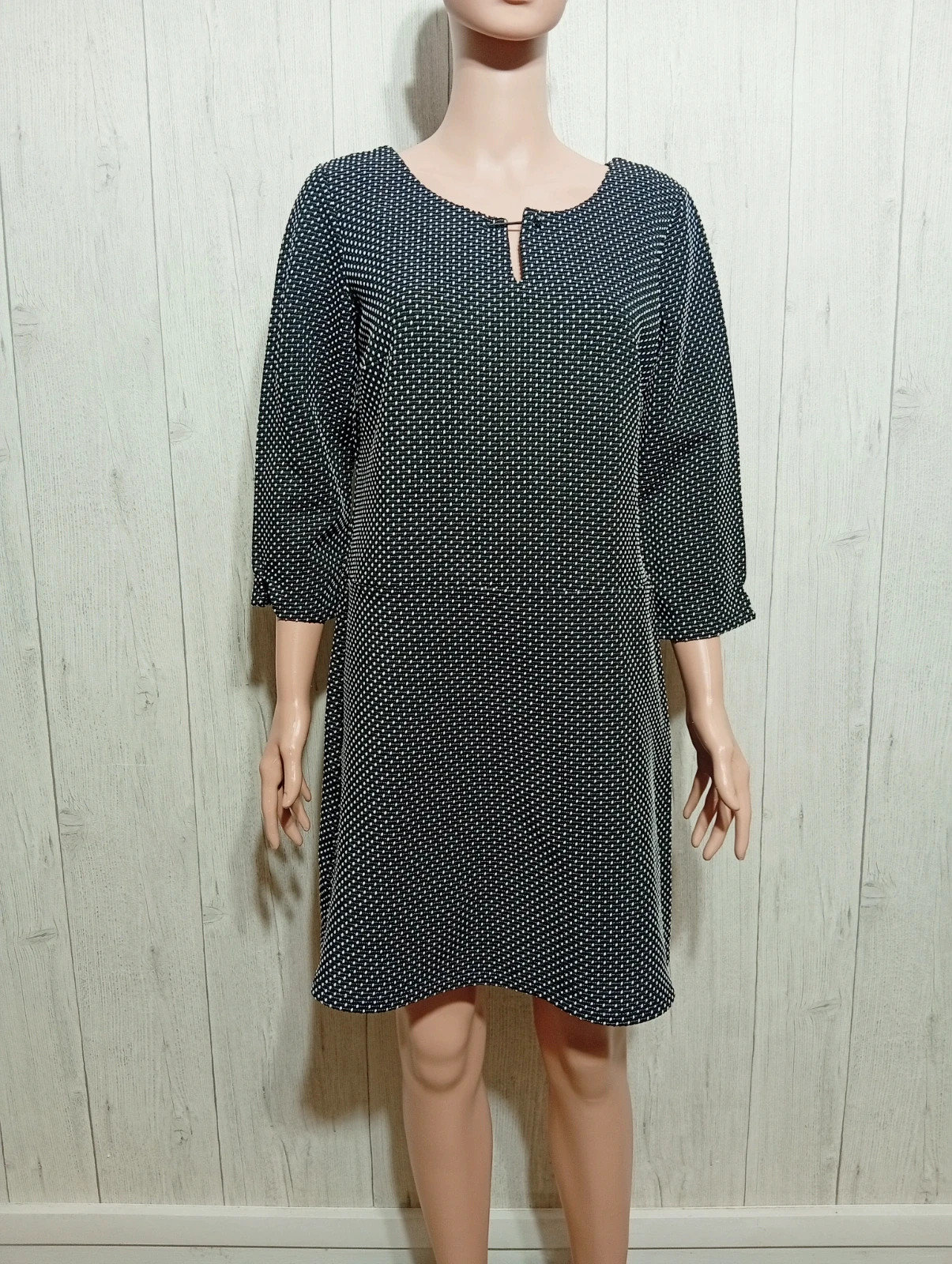Robe femme - Taille XL/42 - Grain de malice - couleur noir et blanc