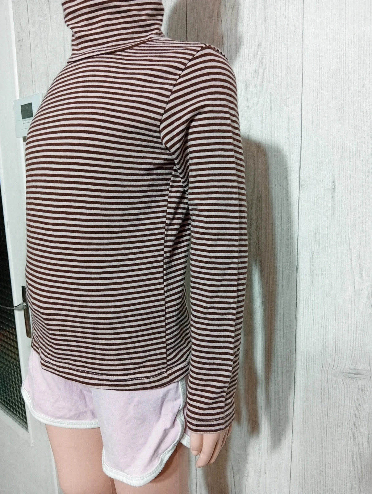 Pull à col roule fille - Taille 7/8 ans ( 122/128 cm) - Zeeman - couleur marron rose – Zeeman – taille 7 ans / 122 cm 5