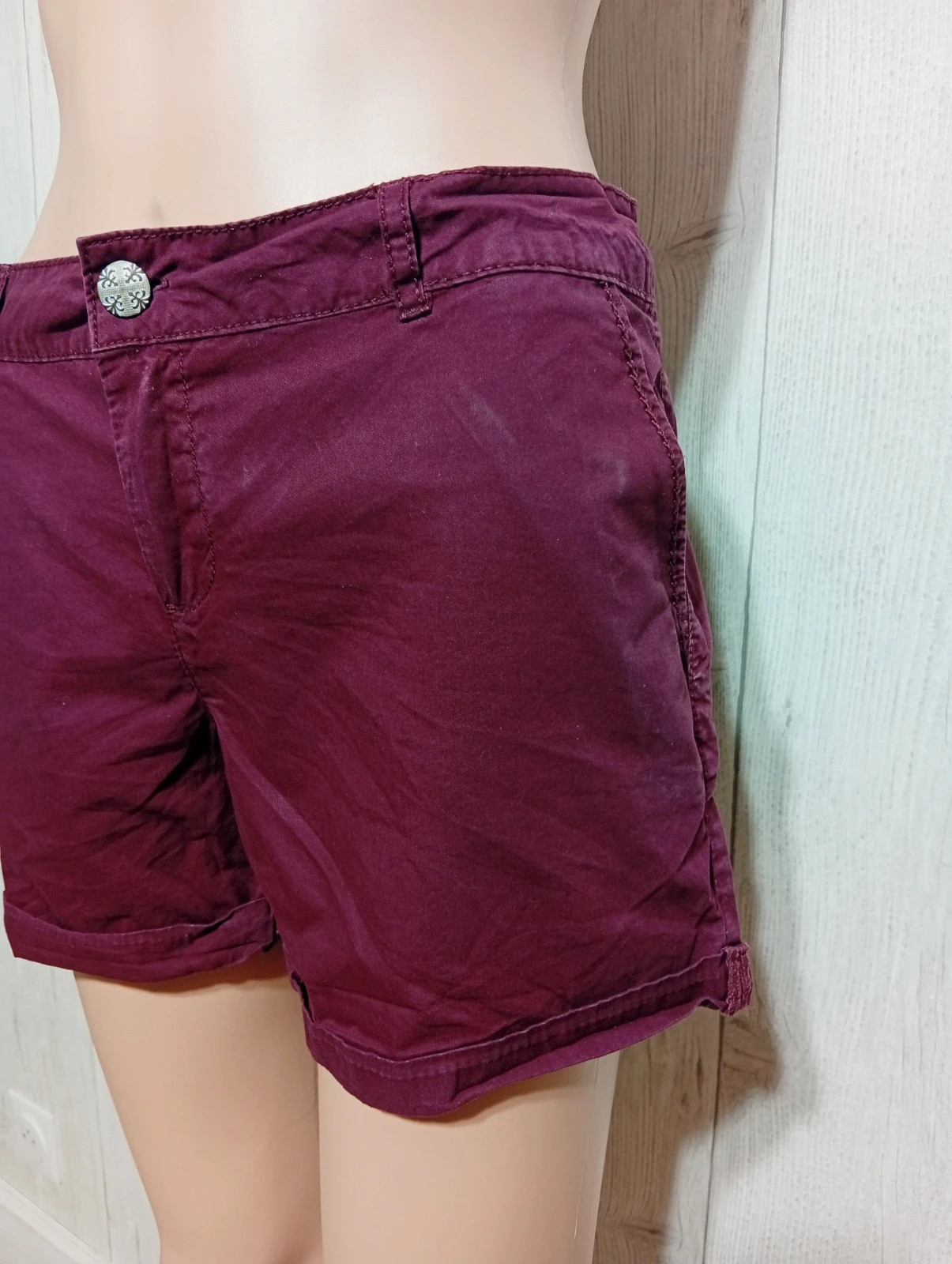 Short femme - Taille M/38 - Camaieu - couleur bordeau – Camaïeu – taille M / 38 / 10 4