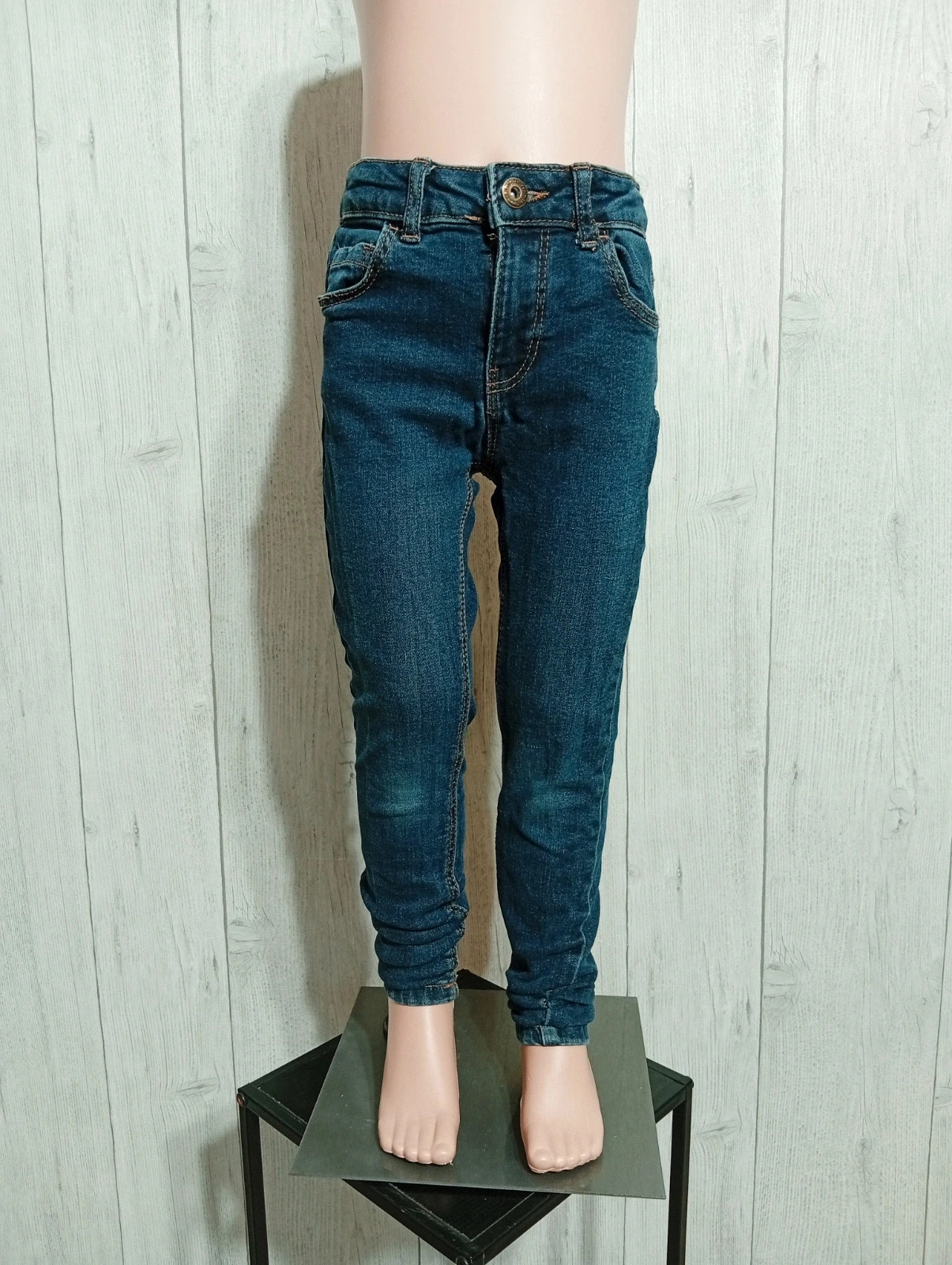 Jeans garcon - Taille 6/7 ans (122 cm) - Denim Co - couleur bleu marine