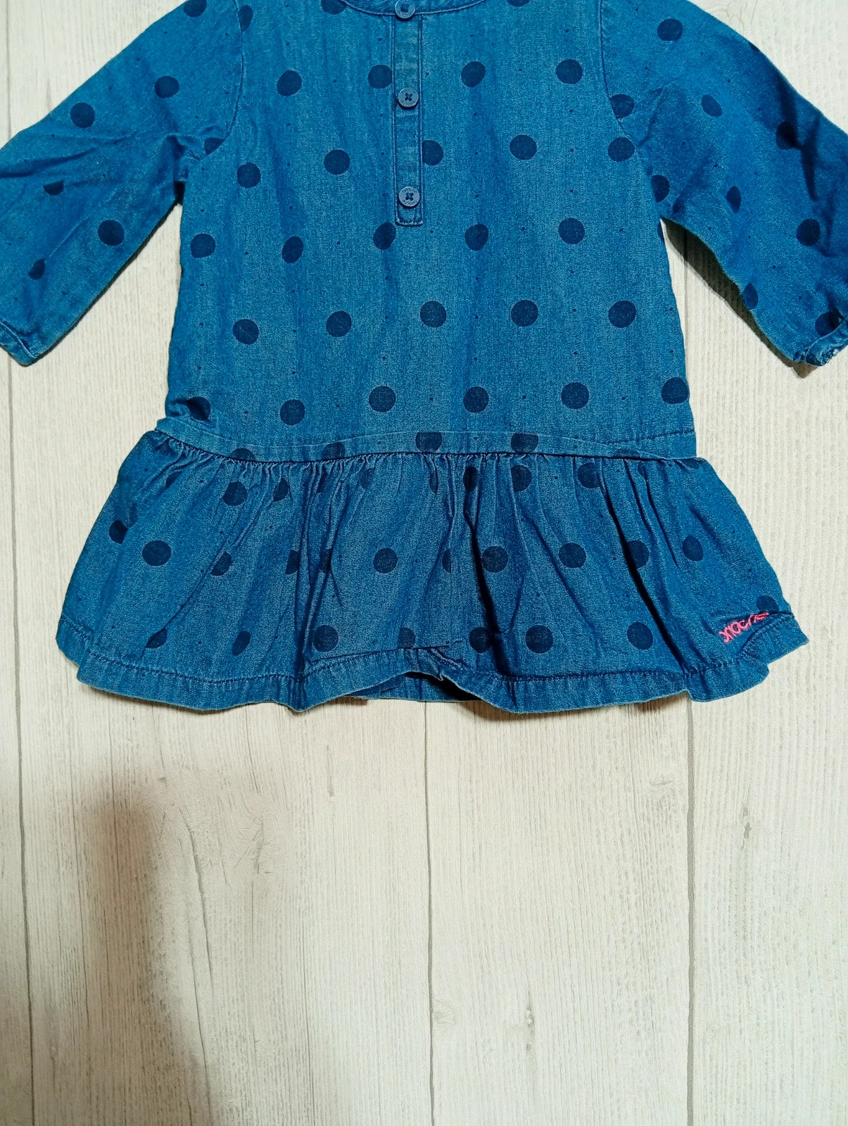 Robe fille - Taille 6 mois-Brioche - couleur marine – Brioche – taille 3-6 mois / 62 cm 3