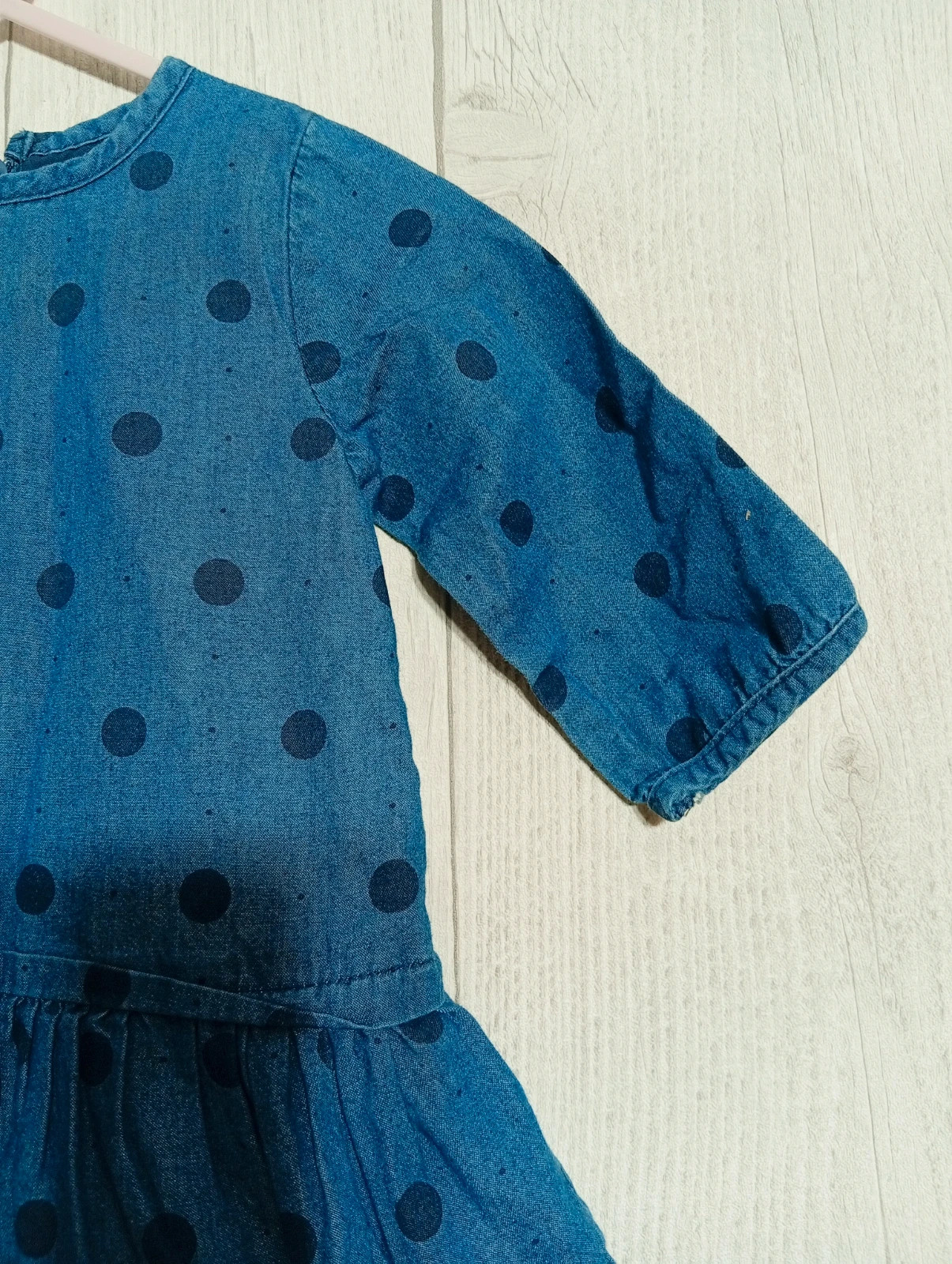 Robe fille - Taille 6 mois-Brioche - couleur marine – Brioche – taille 3-6 mois / 62 cm 5