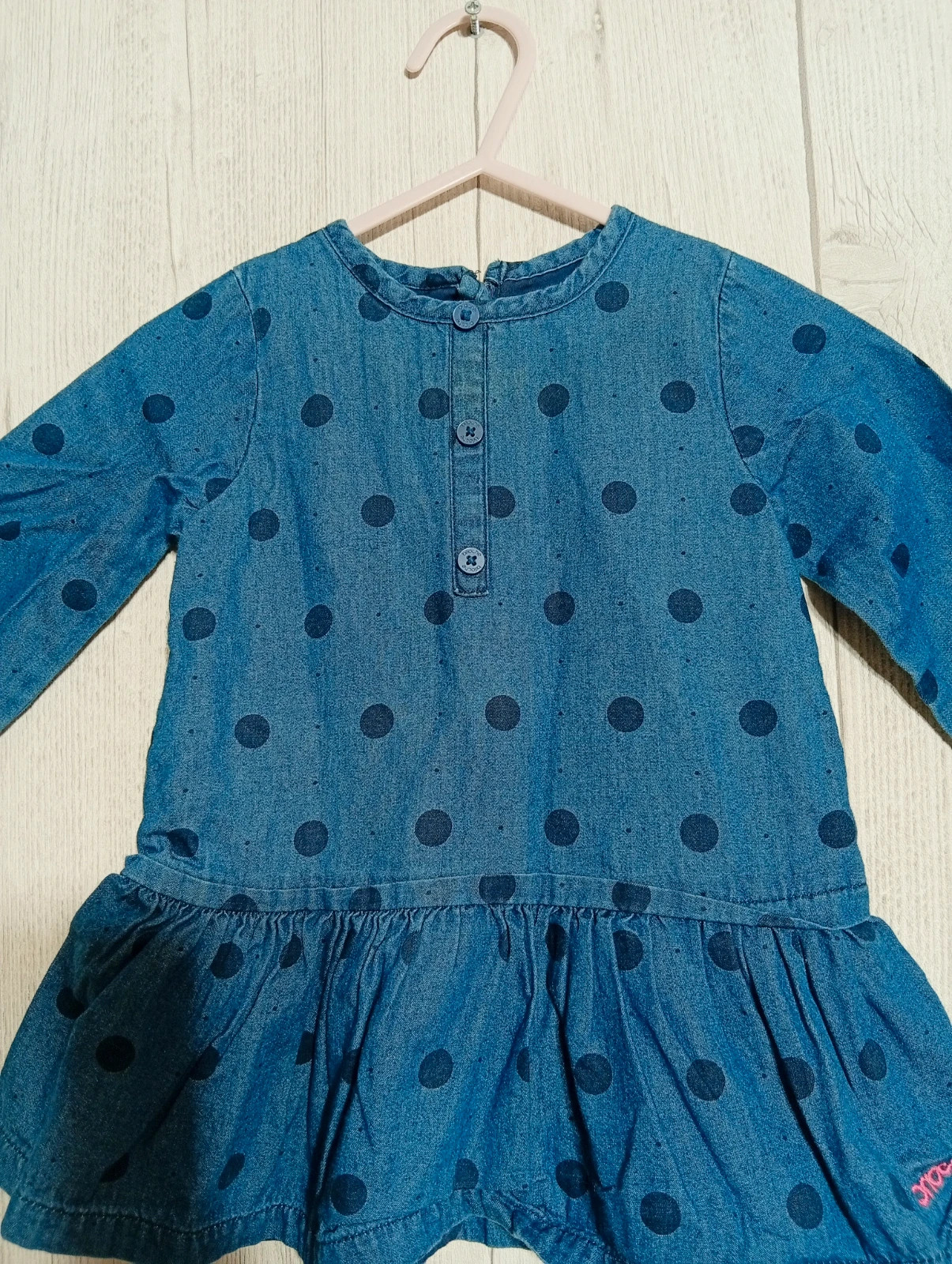 Robe fille - Taille 6 mois-Brioche - couleur marine – Brioche – taille 3-6 mois / 62 cm 2