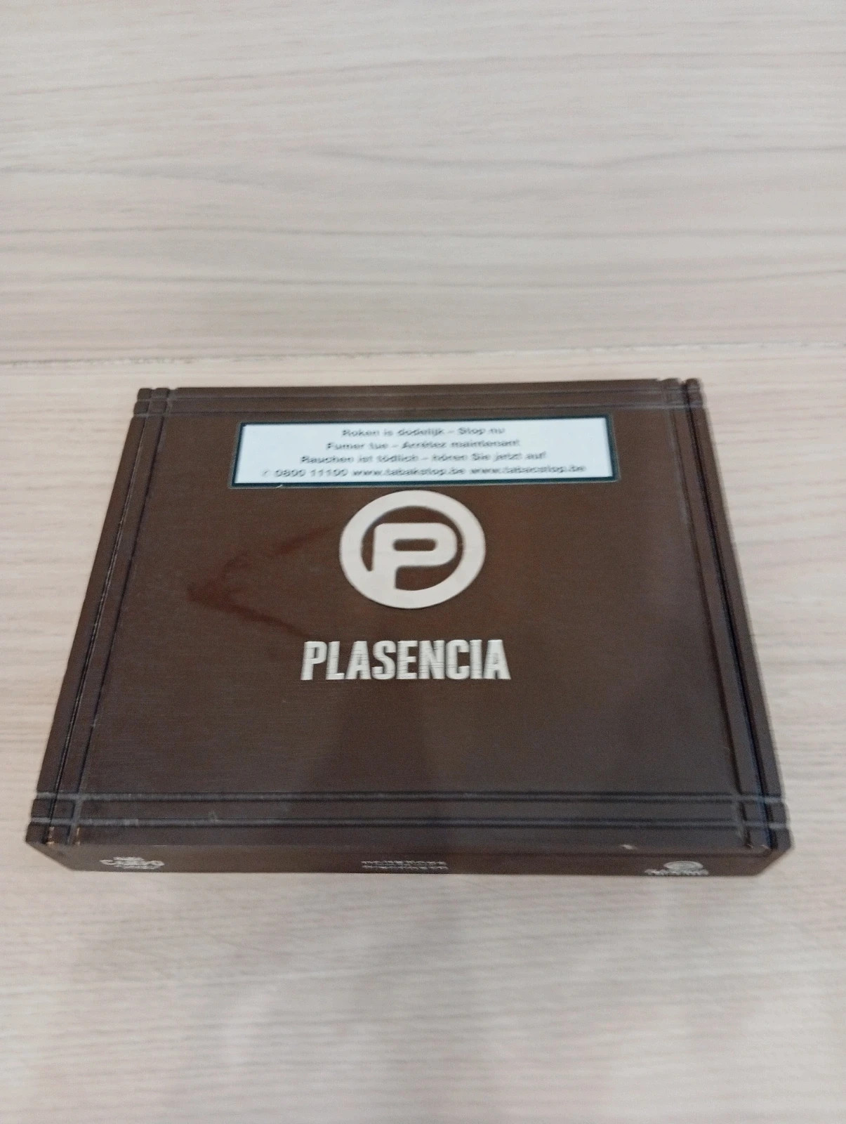 Boite a cigare vide - Plasencia - Couleur marron et argente – Plasencia 4