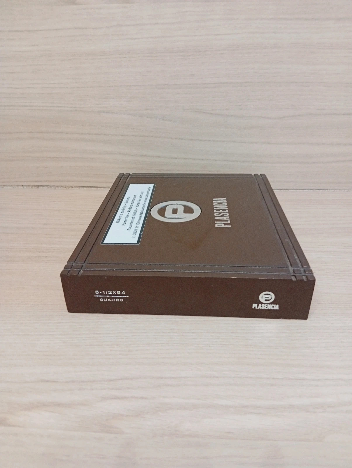 Boite a cigare vide - Plasencia - Couleur marron et argente – Plasencia 5