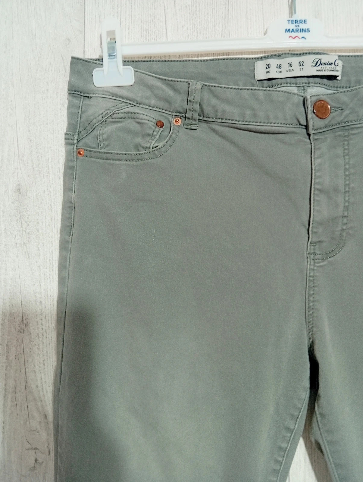 Jeans femme - taille 48 - Denim co - couleur gris – Denim Co – taille 4XL / 48 / 20 3