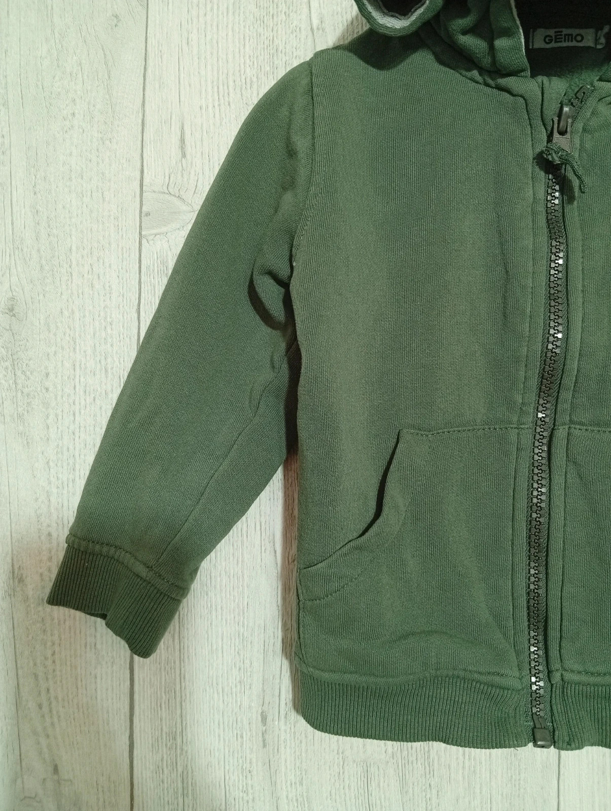 Gilet garcon - Taille 2 ans - gemo - couleur kaki – Gémo – taille 24-36 mois / 92 cm 4