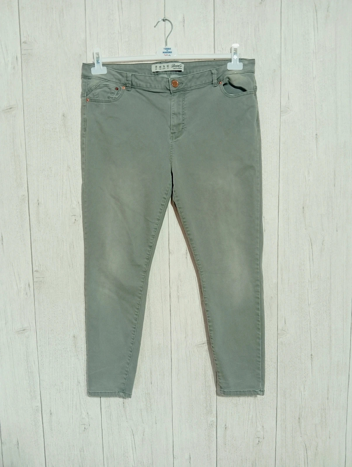 Jeans femme - taille 48 - Denim co - couleur gris