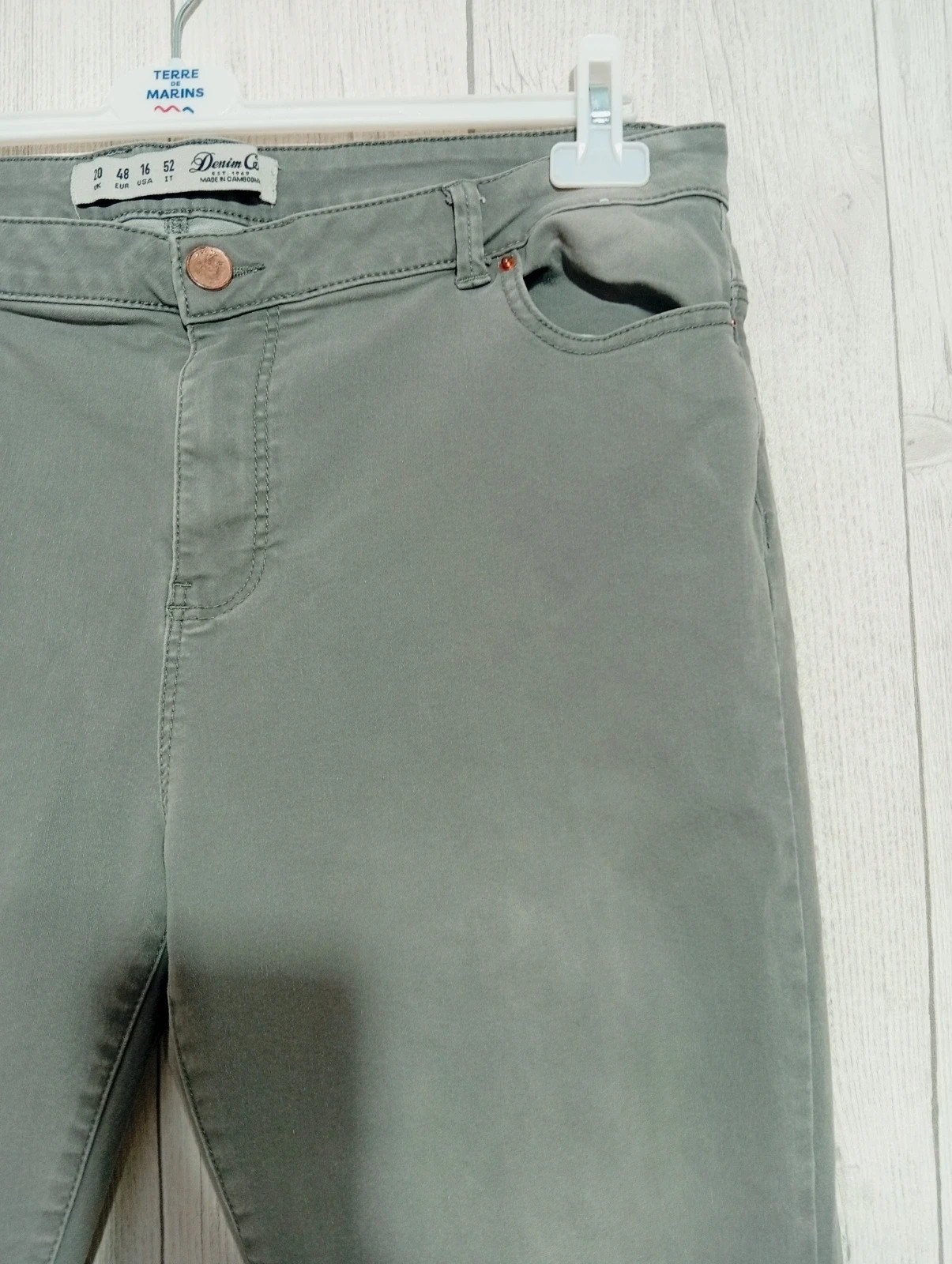 Jeans femme - taille 48 - Denim co - couleur gris – Denim Co – taille 4XL / 48 / 20 4