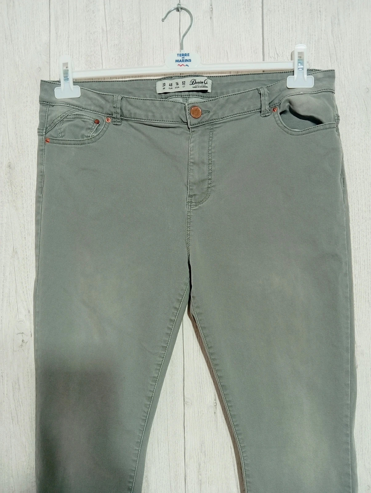 Jeans femme - taille 48 - Denim co - couleur gris – Denim Co – taille 4XL / 48 / 20 2