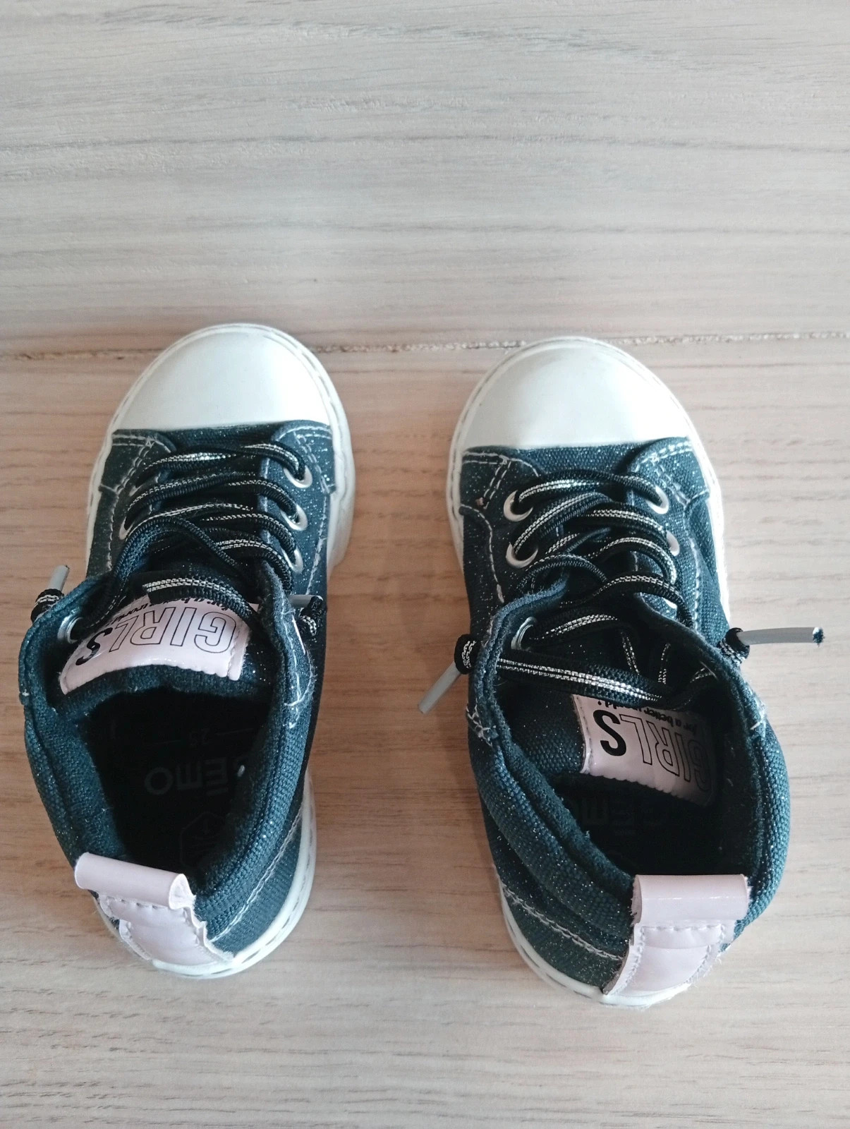 Chaussures fille - taille 25 - gemo - couleur marine et blanc – Gémo – taille 25 5