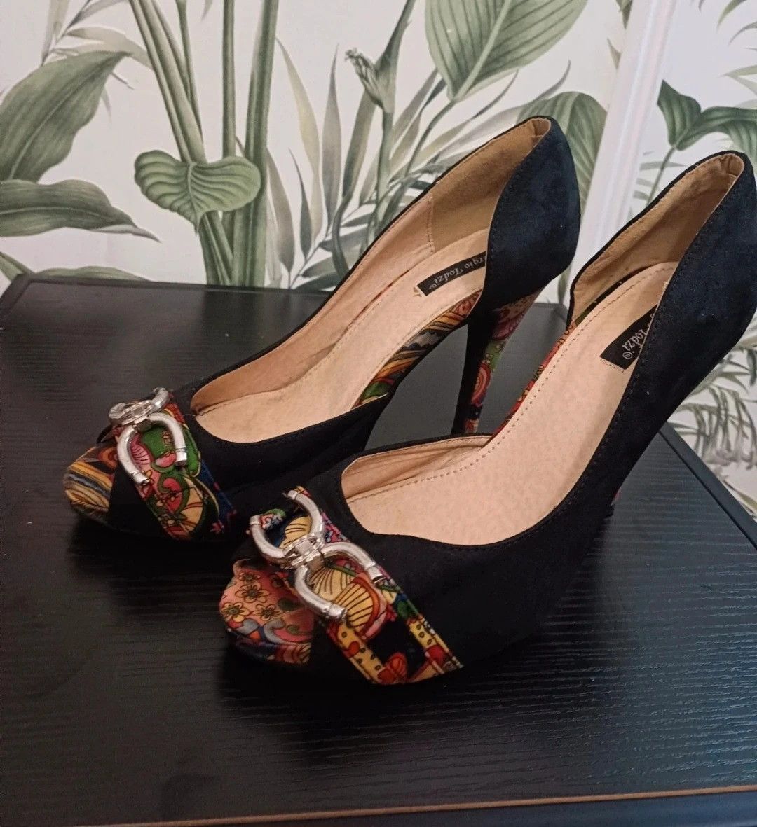 Talon femme - Taille 39 - Sergio Todzi - couleur noir et multicolore – Sergio Todzi – taille 39 4