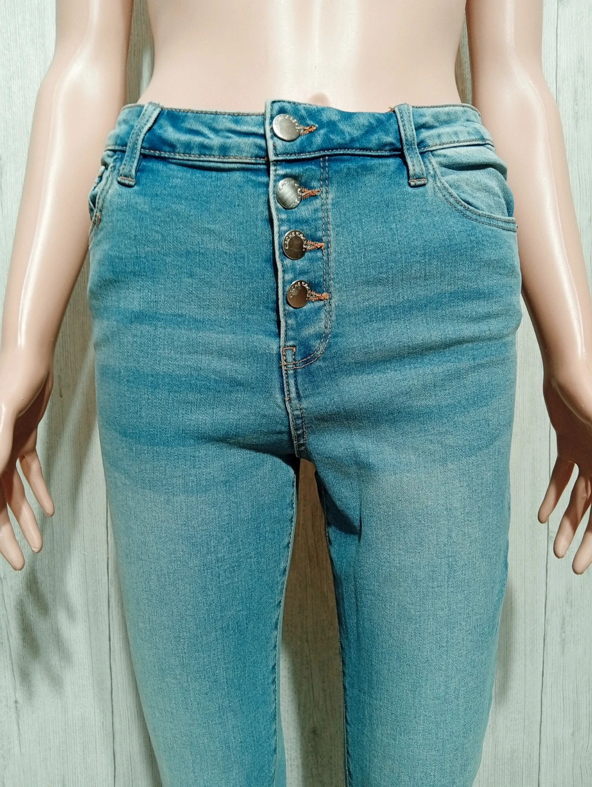 Jeans femme - taille S/36- cache cache - couleur bleu – Cache Cache – taille S / 36 / 8 2