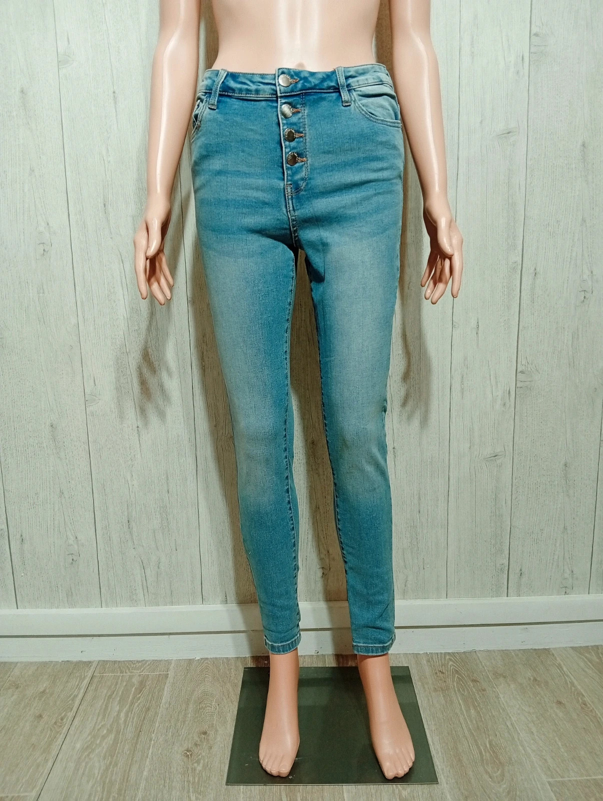 Jeans femme - taille S/36- cache cache - couleur bleu