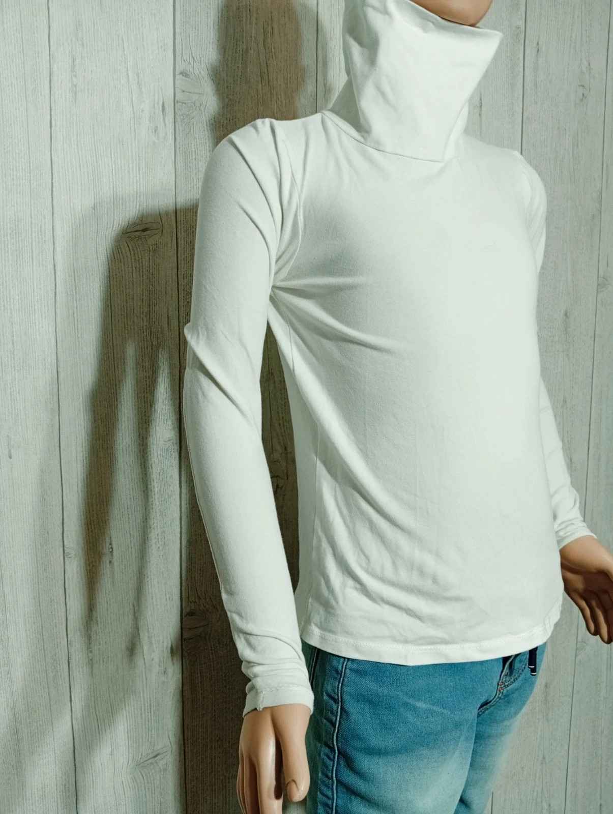 Pull à col roule fille - Taille 10 ans ( 138/143 cm) - kiabi-couleur blanc creme – Kiabi – taille 10 ans / 140 cm 4